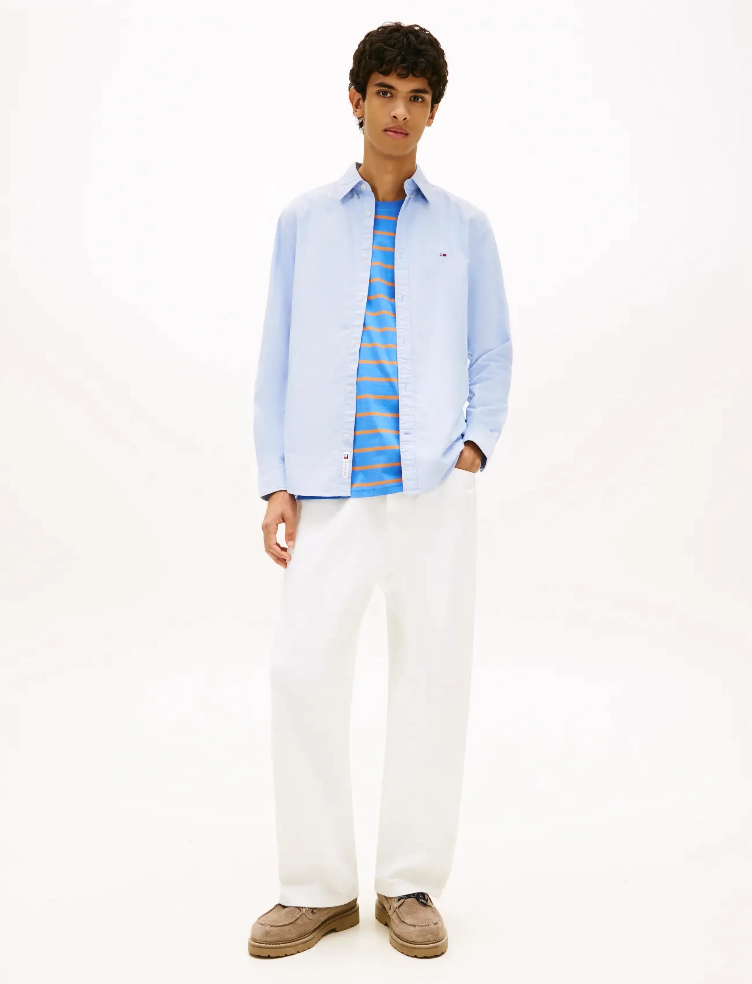 Tommy Jeans - TJM REG OXFORD SHIRT EXT - oxford skjorter - blue twilight - 3