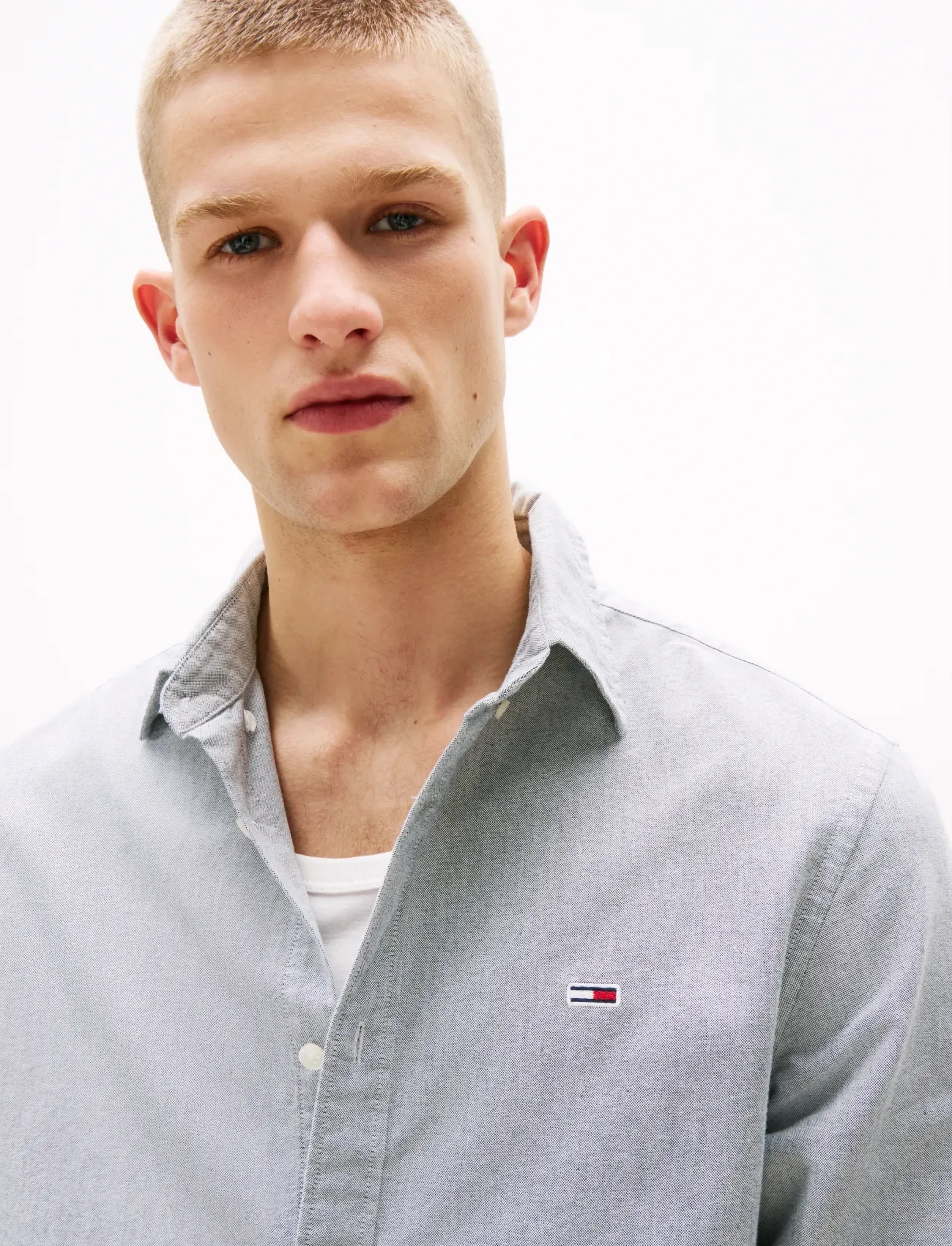 TOMMY HILFIGER Oxford skjorta med lång ärm herr – bild 8