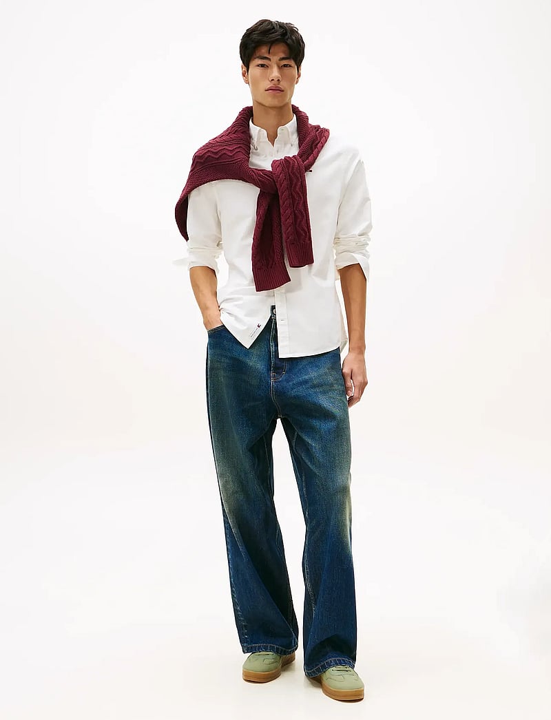 Tommy Jeans - TJM REG OXFORD SHIRT EXT - oxford-hemden - ecru - 3