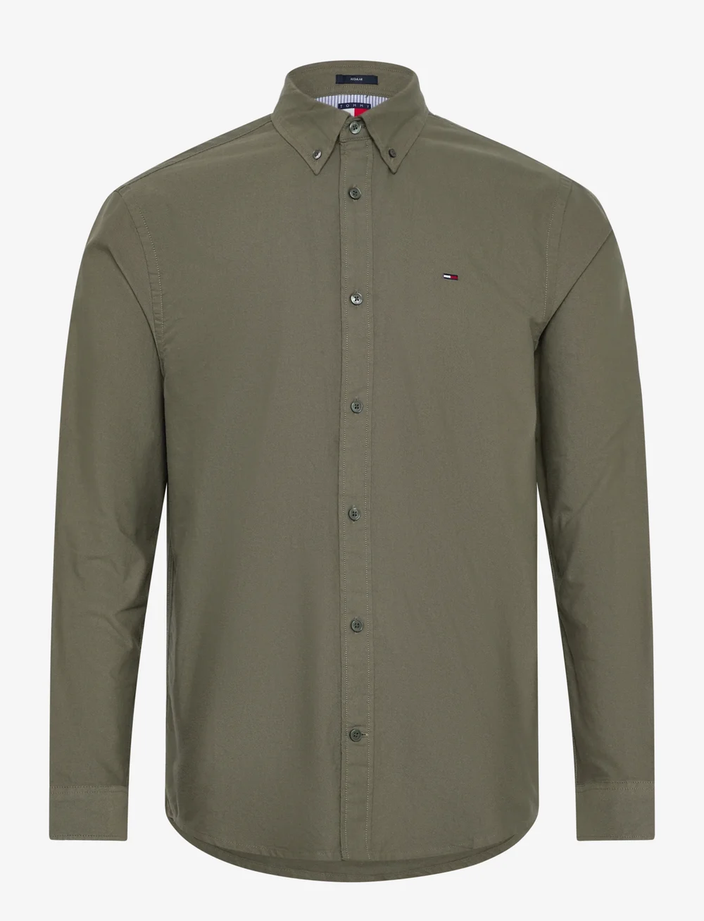 Tommy Jeans - TJM REG OXFORD SHIRT EXT - oxford-hemden - pewter green - 1