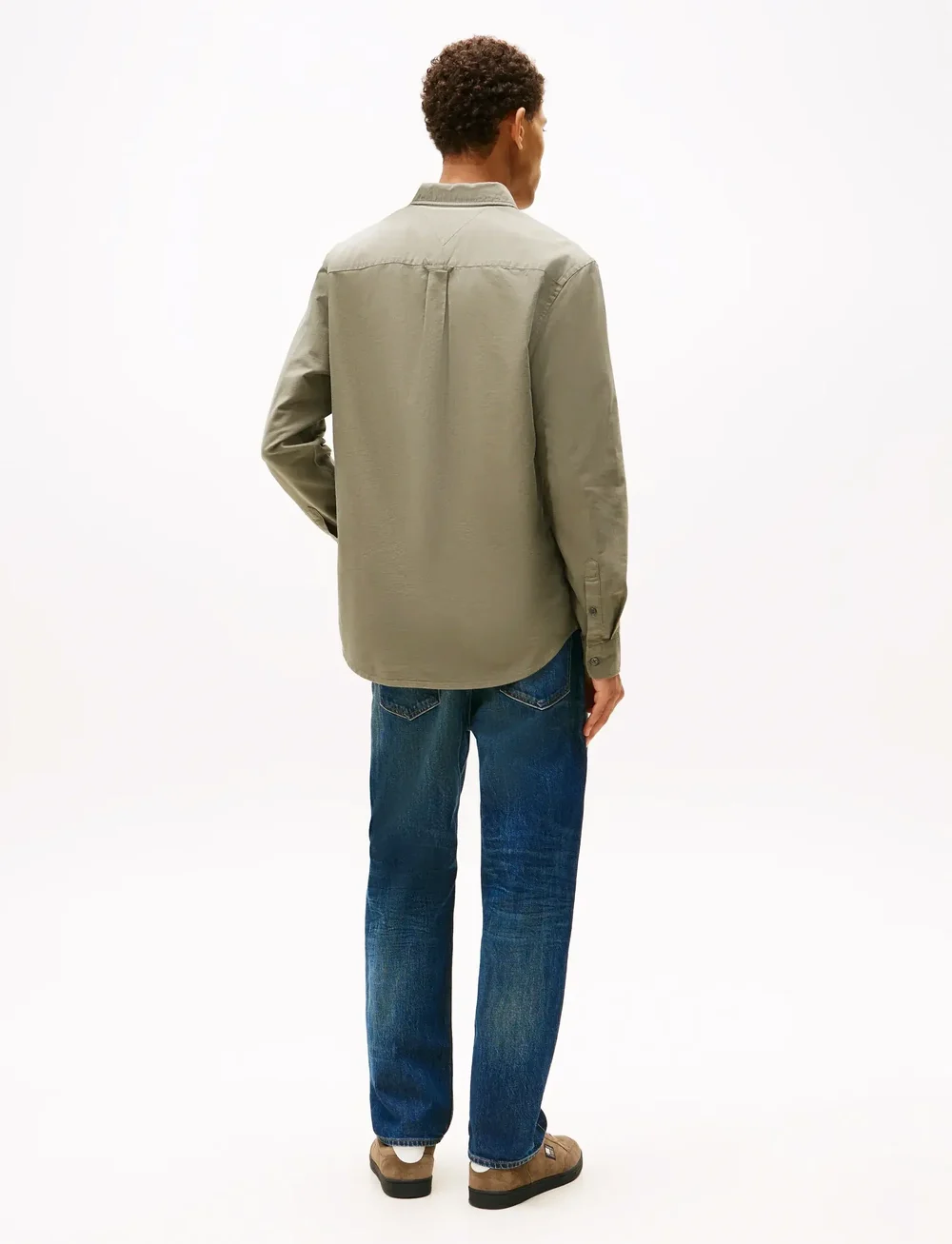 Tommy Jeans - TJM REG OXFORD SHIRT EXT - oxford-hemden - pewter green - 4