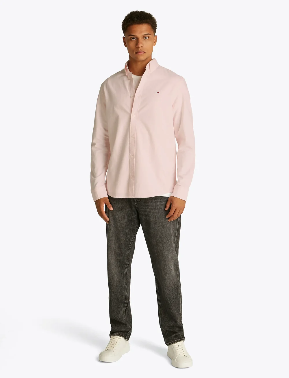 Tommy Jeans - TJM REG OXFORD SHIRT EXT - oxford shirts - precious pink - 4