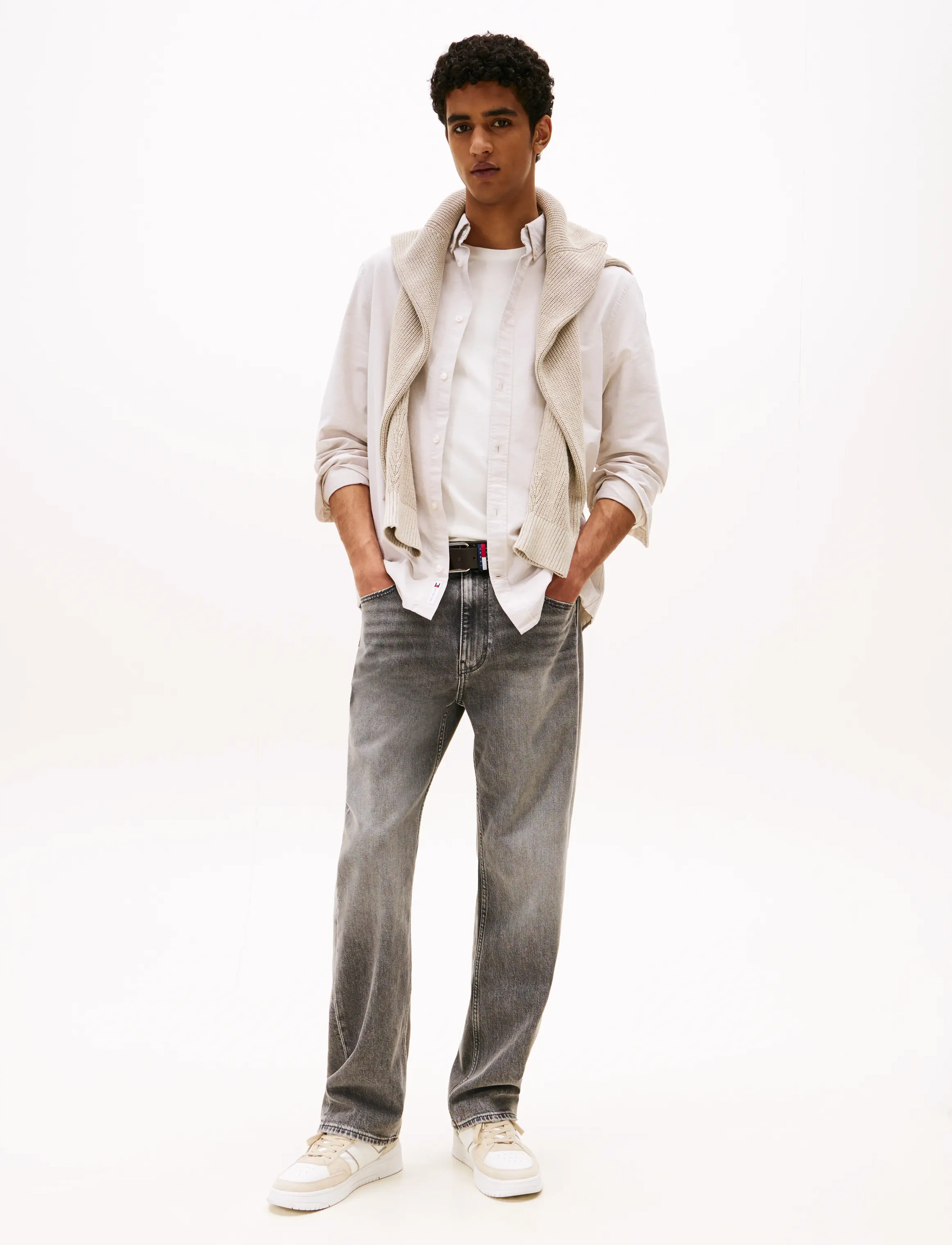 Tommy Jeans - TJM REG OXFORD SHIRT EXT - oxford skjorter - silt - 3