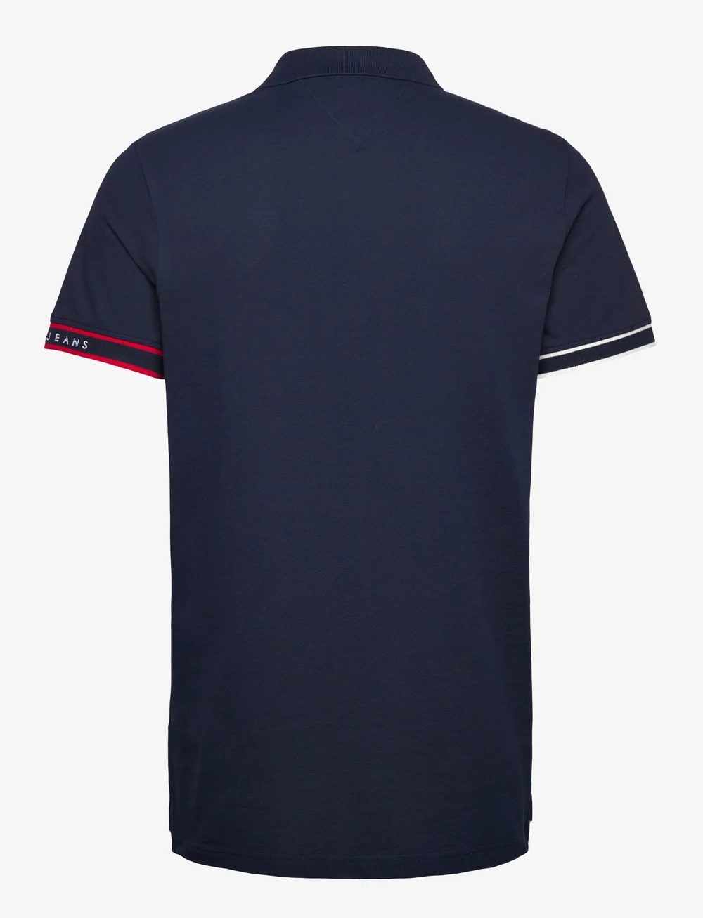 Tommy Jeans - TJM SLIM FLAG CUFF POLO EXT - short-sleeved polos - dark night navy - 2
