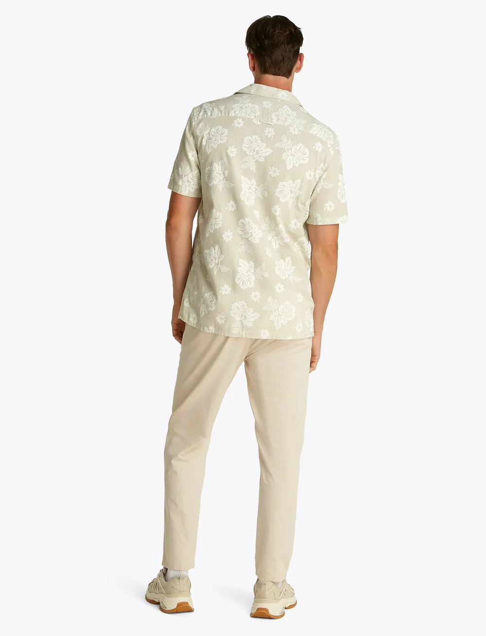 Tommy Jeans - TJM REG SLUB AOP SS SHIRT EXT - chemises à manches courtes - newsprint floral aop - 3