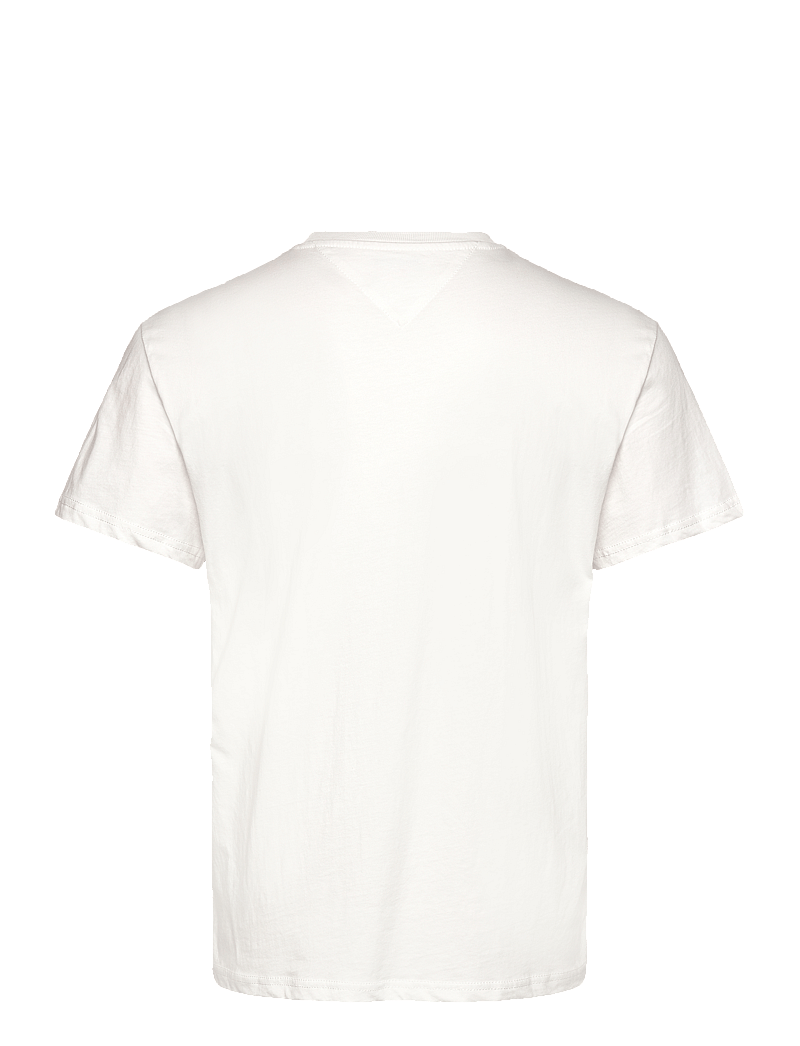 Tommy Jeans - TJM SLIM STACK LOGO TEE EXT - kortærmede t-shirts - ecru - 2