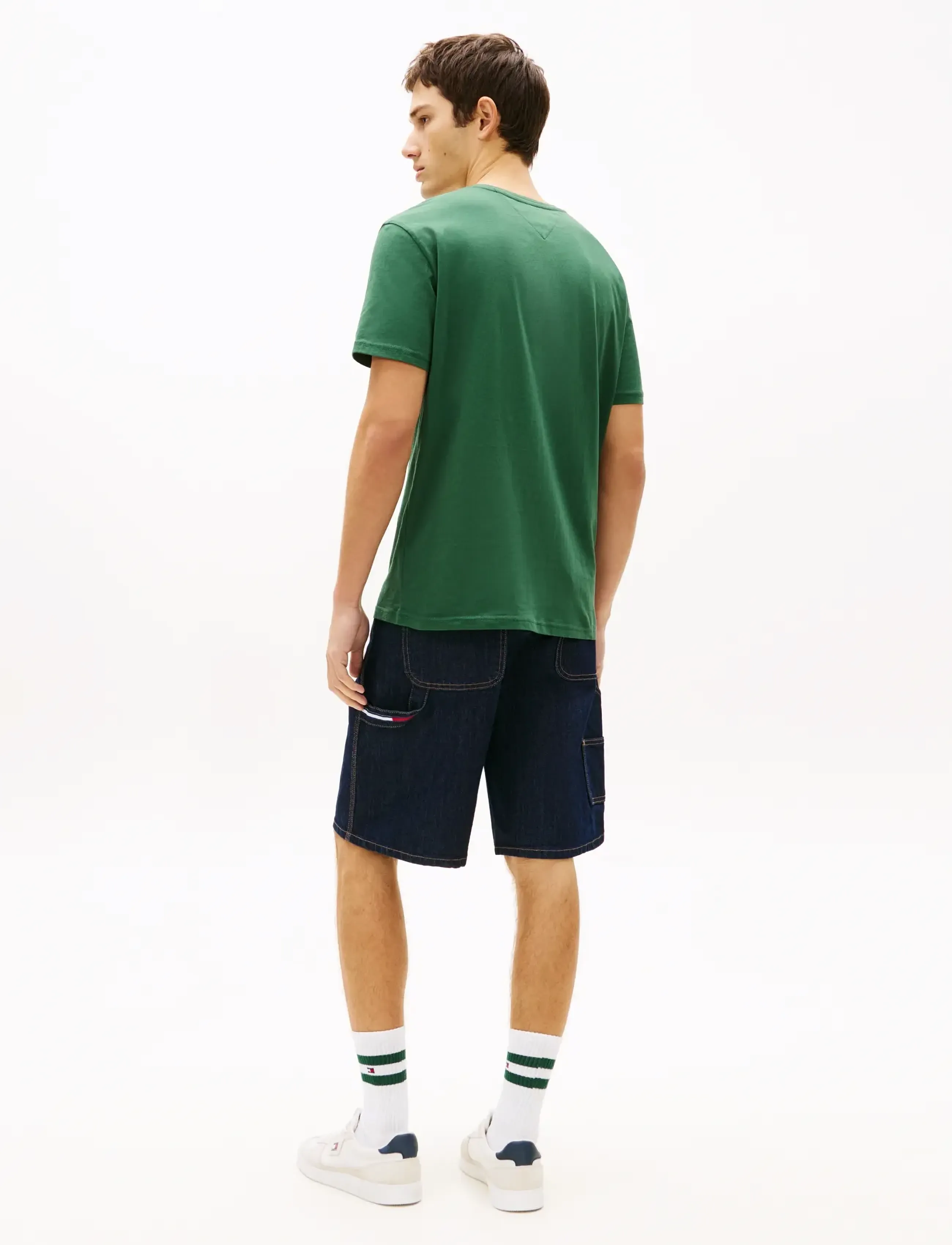 Tommy Jeans - TJM XSLIM 3PACK TEE EXT - multipack t-shirts - grey htr shdw pine limestone dust - 2