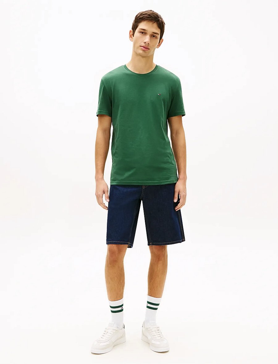 Tommy Jeans - TJM XSLIM 3PACK TEE EXT - t-särkide multipakk - grey htr shdw pine limestone dust - 3