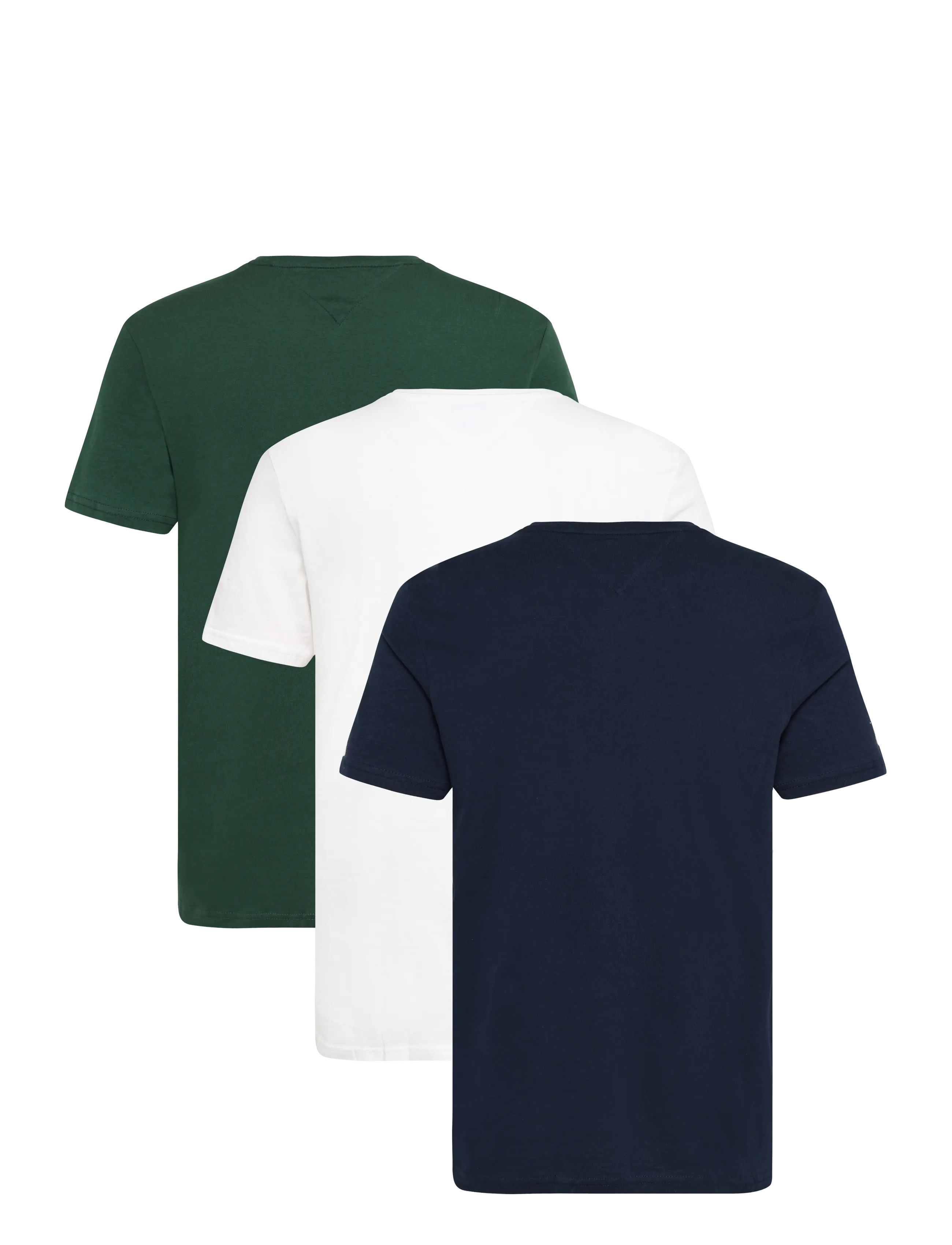 Tommy Jeans - TJM XSLIM 3 PACK TEE EXT - multipack t-shirts - ecru   dark blue   velvet green - 2