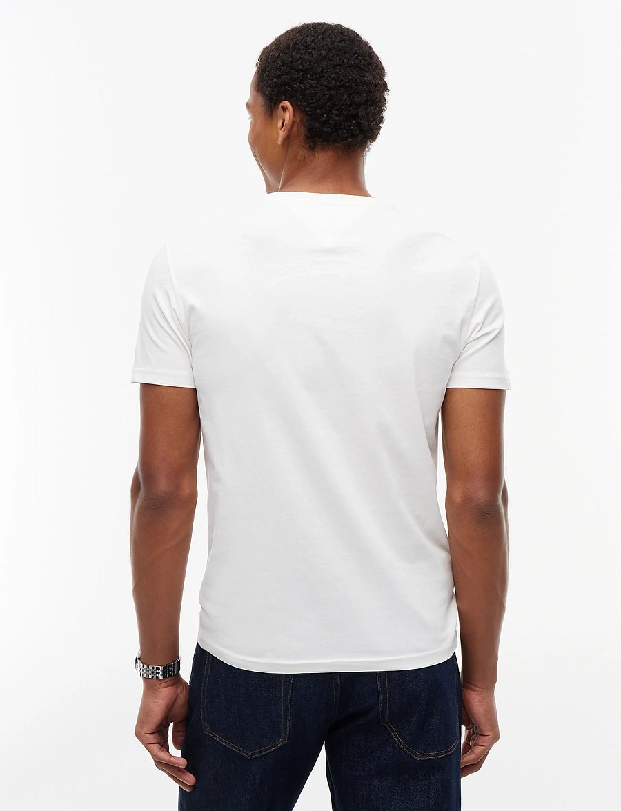 Tommy Jeans - TJM XSLIM 3 PACK TEE EXT - t-särkide multipakk - ecru dark blue velvet green - 0
