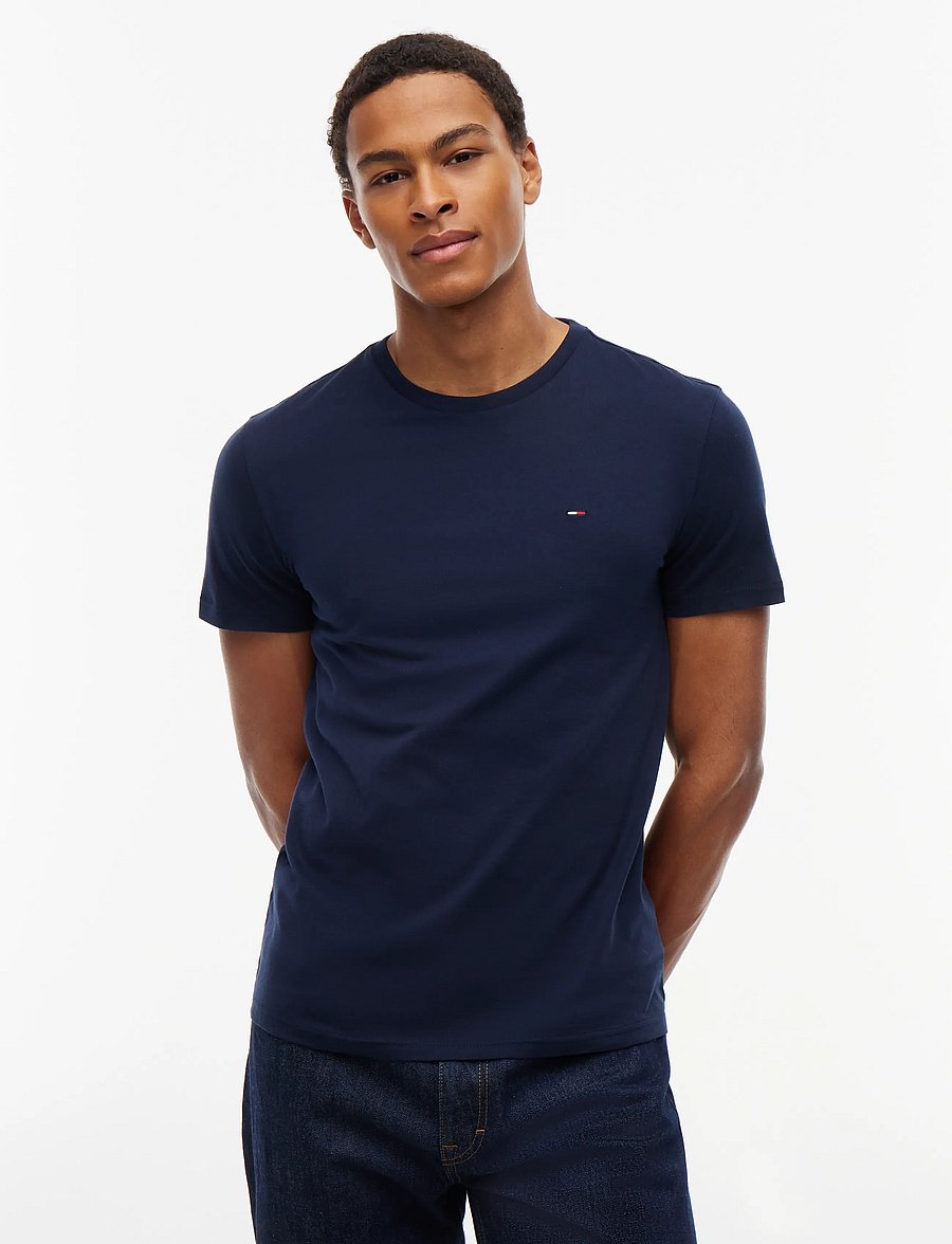 Tommy Jeans - TJM XSLIM 3 PACK TEE EXT - t-särkide multipakk - ecru dark blue velvet green - 3