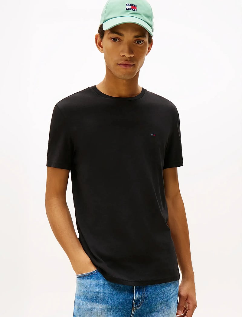 Tommy Jeans - TJM XSLIM 3 PACK TEE - t-shirts à manches courtes - black dark night navy ecru - 0