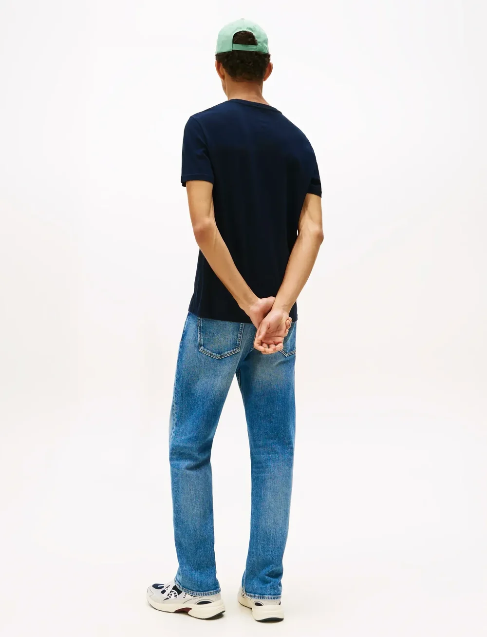 Tommy Jeans - TJM XSLIM 3PACK TEE EXT - kurzärmelig - black dark night navy ecru - 3