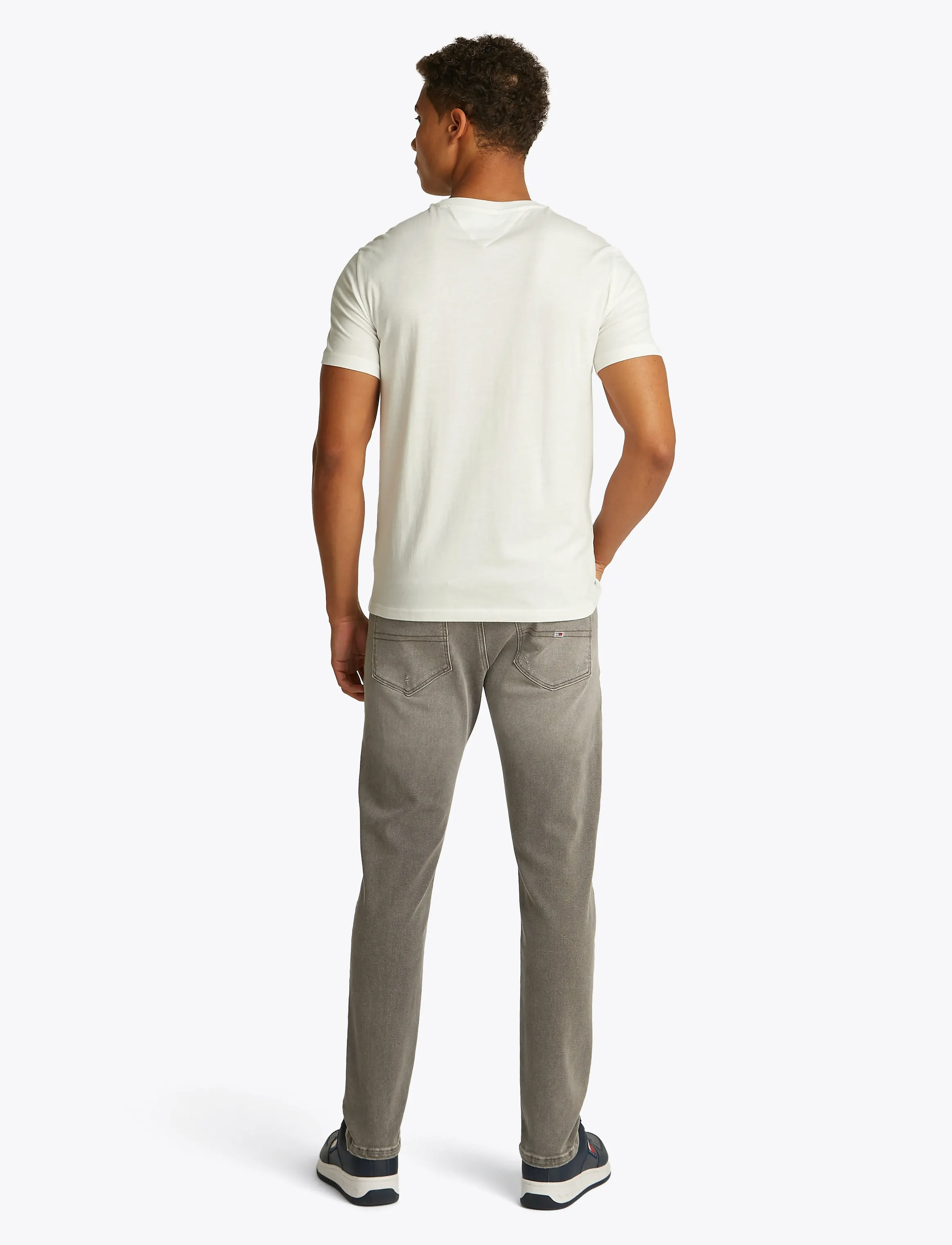 Tommy Jeans - TJM XSLIM 3 PACK TEE EXT - kurzärmelige - ecru/black/dark night navy - 2