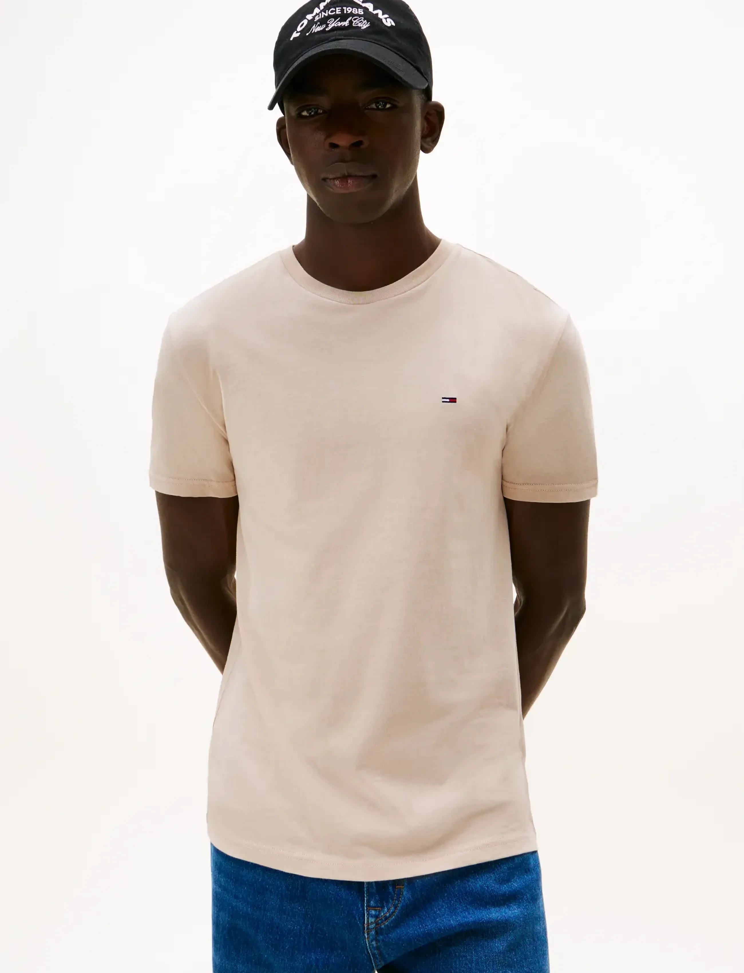 Tommy Jeans - TJM XSLIM 3PACK TEE EXT - multipack t-shirts - black   gulf sand   ecru - 2