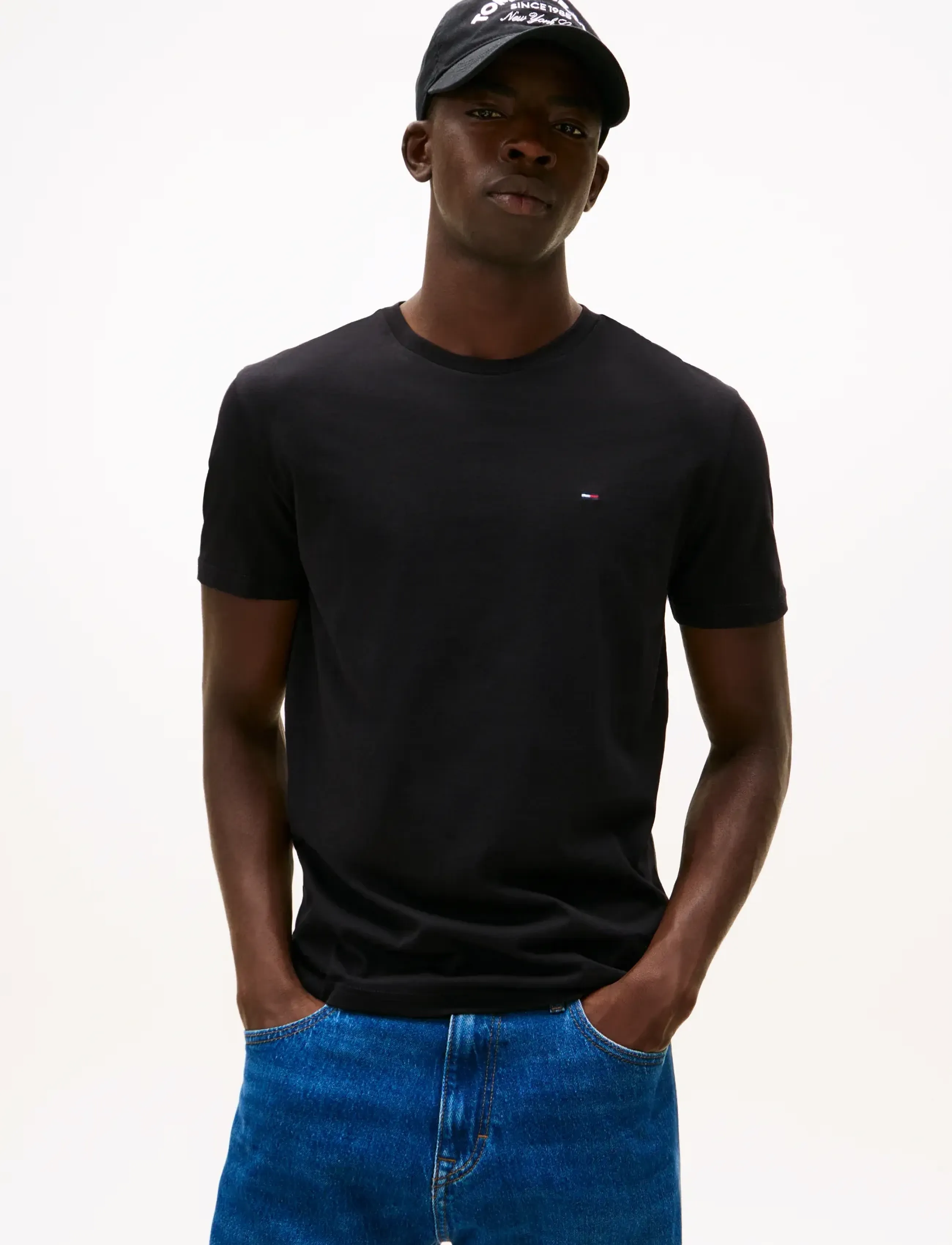 Tommy Jeans - TJM XSLIM 3PACK TEE EXT - multipack t-shirts - black   gulf sand   ecru - 3