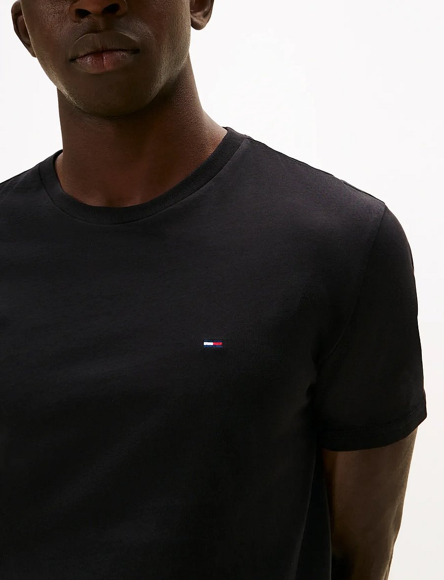 Tommy Jeans - TJM XSLIM 3PACK TEE EXT - t-särkide multipakk - black gulf sand ecru - 5