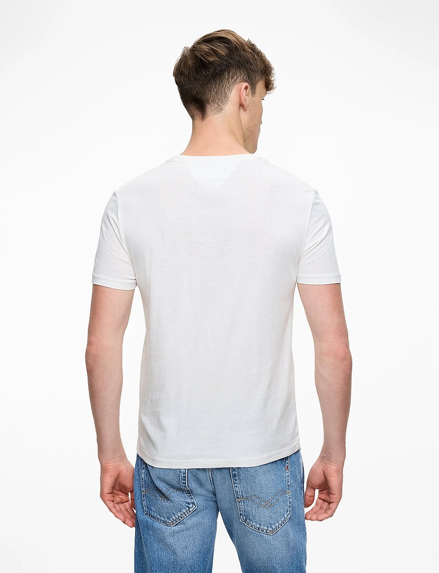 Tommy Jeans - TJM XSLIM 3PACK TEE EXT - t-paidat monipakkauksessa - black lt grey htr ecru - 4