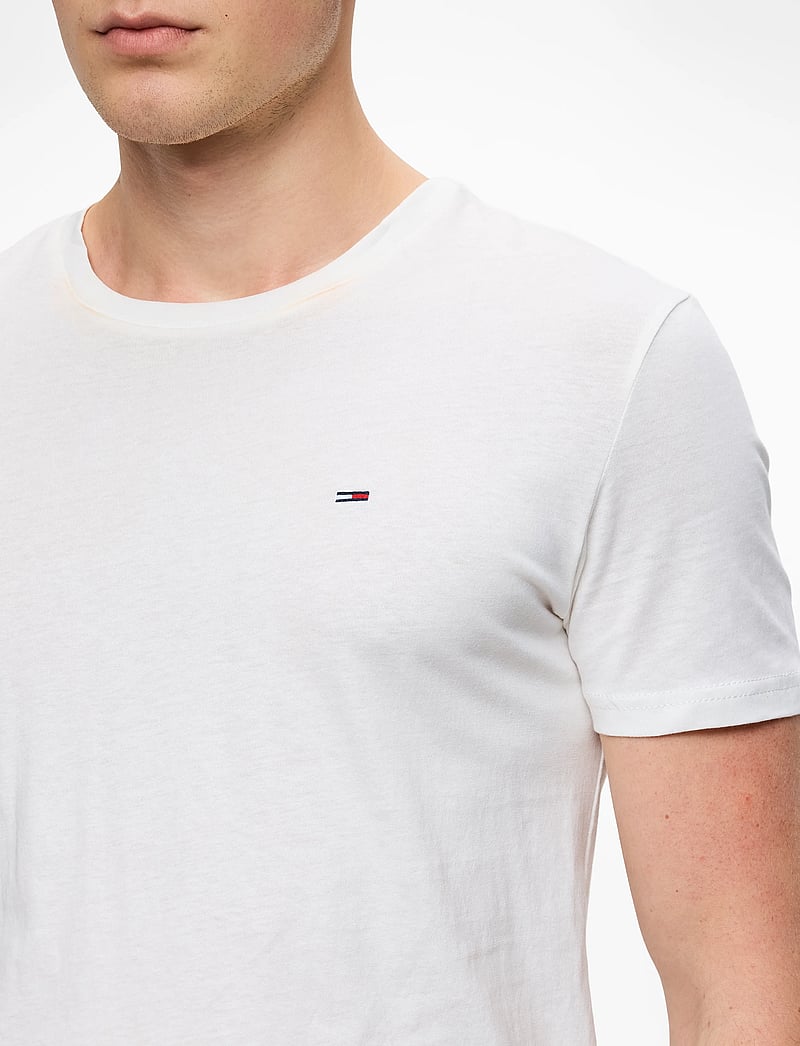 Tommy Jeans - TJM XSLIM 3 PACK TEE - kortærmede t-shirts - black / lt grey htr / ecru - 5