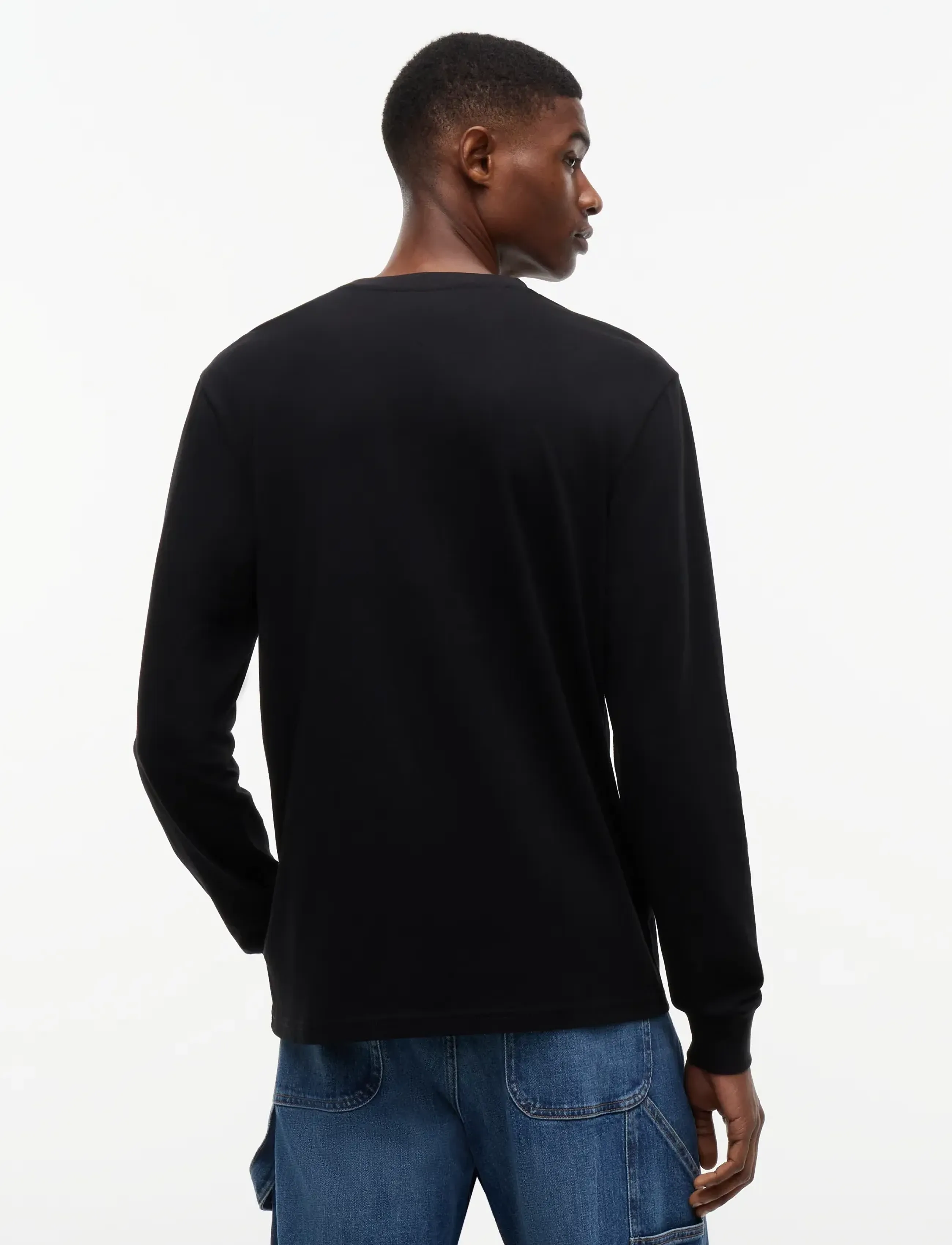 TOMMY JEANS Tjm Slim Chest Linear Ls Tee Ext långärmade t-shirts herr – bild 2