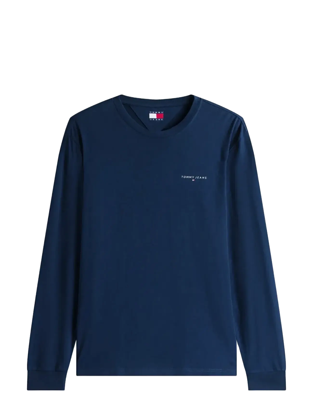 Tommy Jeans TJM SLIM CHEST LINEAR LS TEE EXT - T-Shirts - DARK NIGHT NAVY / navy