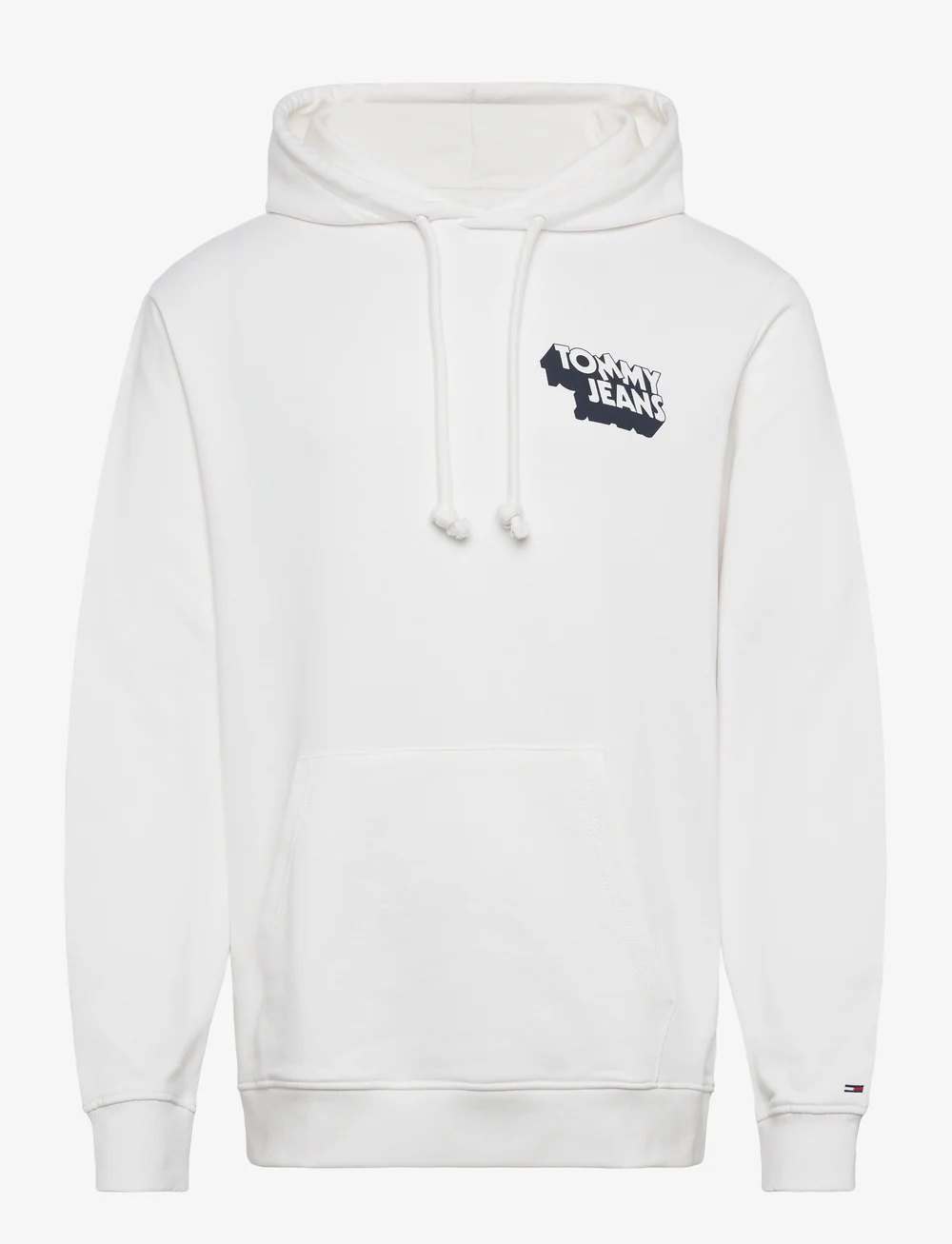 Tommy Jeans - TJM STACK BACK LOGO HOODIE EXT - kapuutsiga dressipluusid - ecru - 1