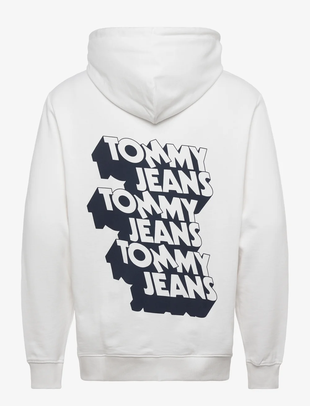 Tommy Jeans - TJM STACK BACK LOGO HOODIE EXT - kapuutsiga dressipluusid - ecru - 4