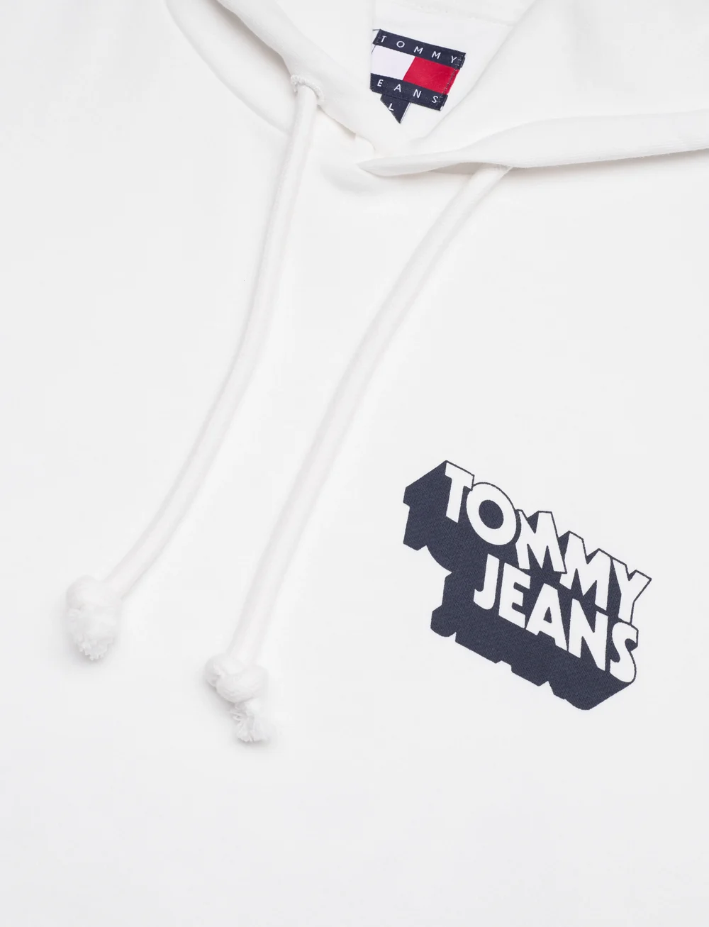 Tommy Jeans - TJM STACK BACK LOGO HOODIE EXT - kapuutsiga dressipluusid - ecru - 5