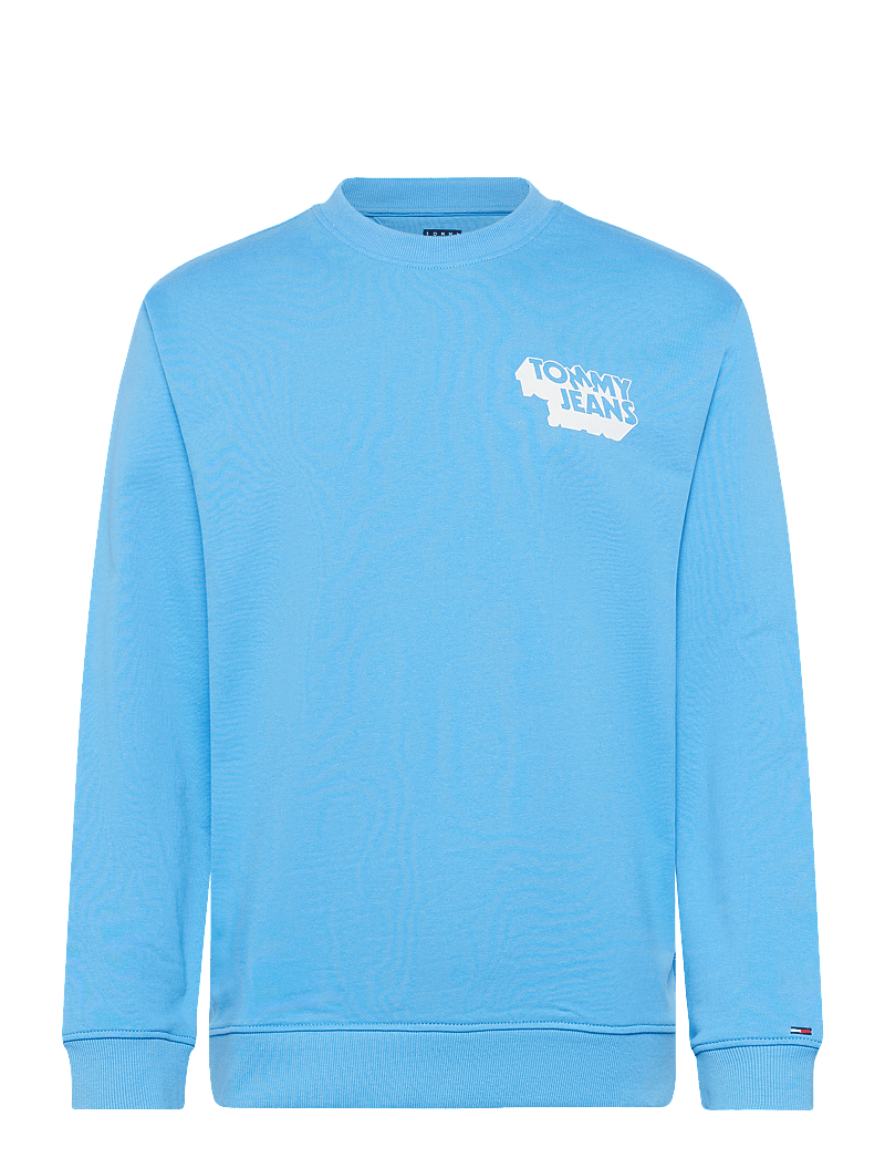 Tommy Jeans - TJM REG STACK CREW EXT - rundhalsad - copenhagen blue - 1