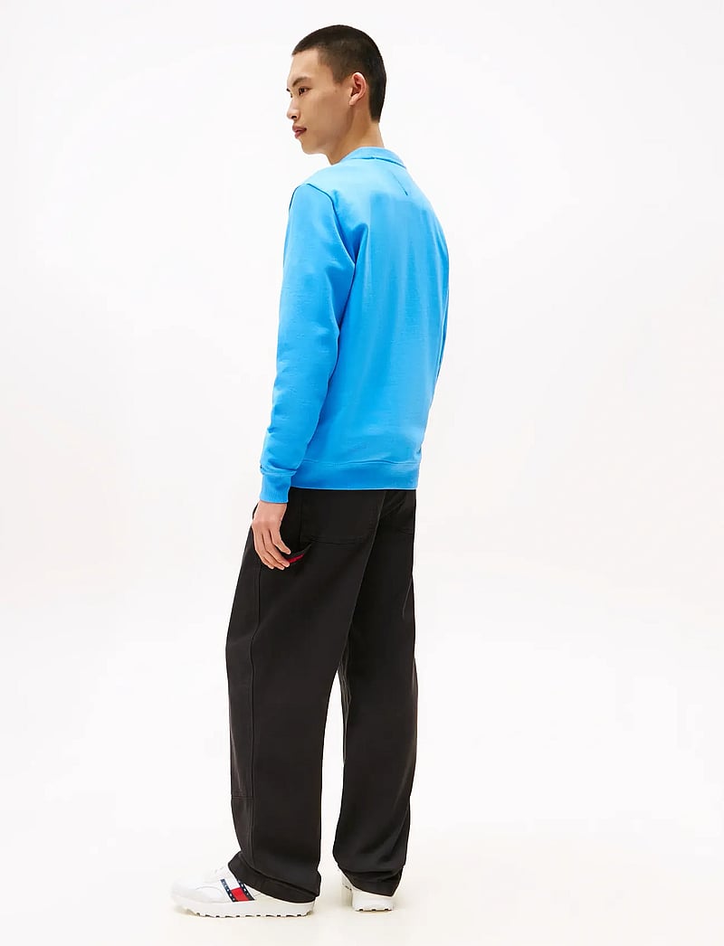 Tommy Jeans - TJM REG STACK CREW EXT - rundhalsad - copenhagen blue - 4