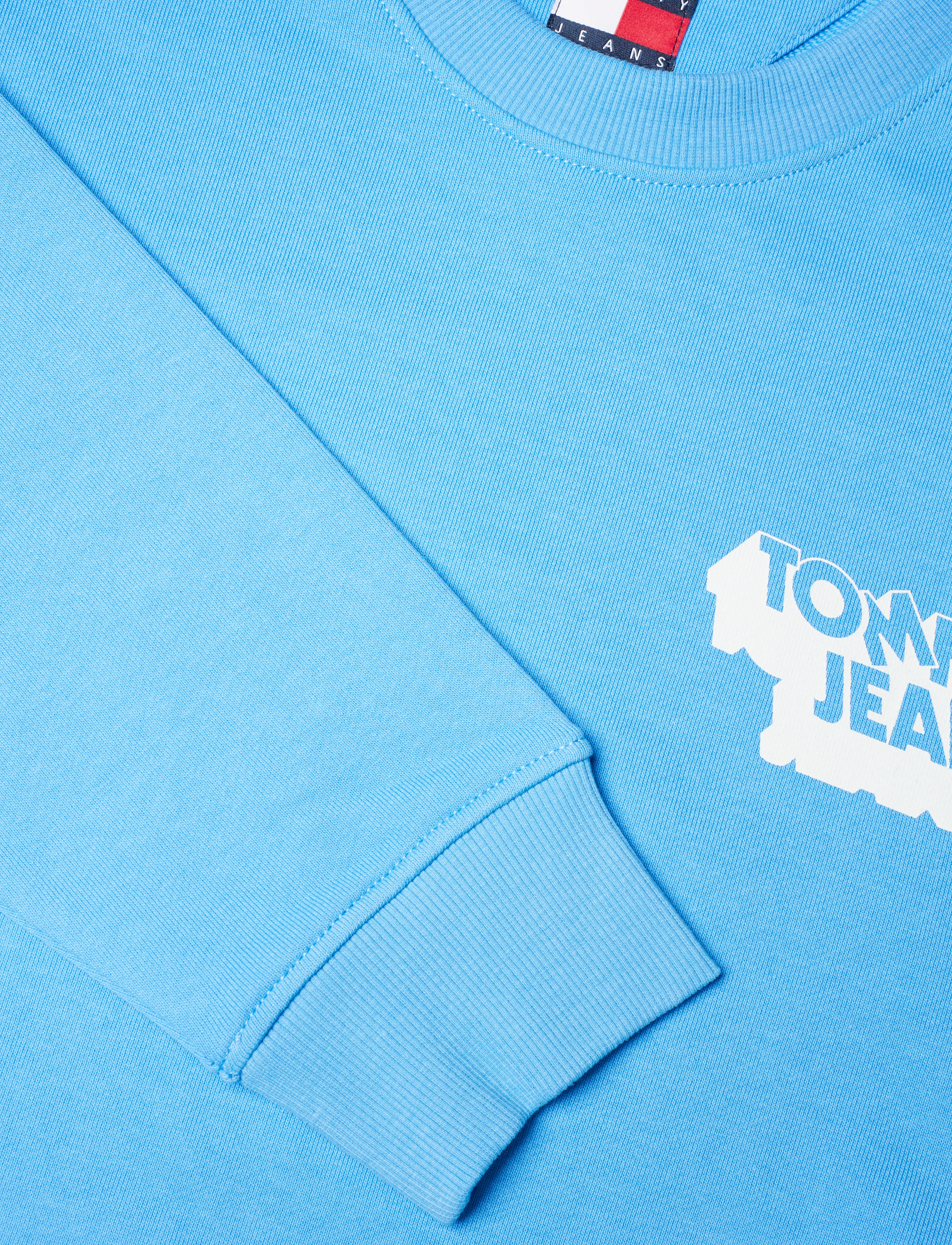 Tommy Jeans - TJM REG STACK CREW EXT - sweatshirts - copenhagen blue - 5