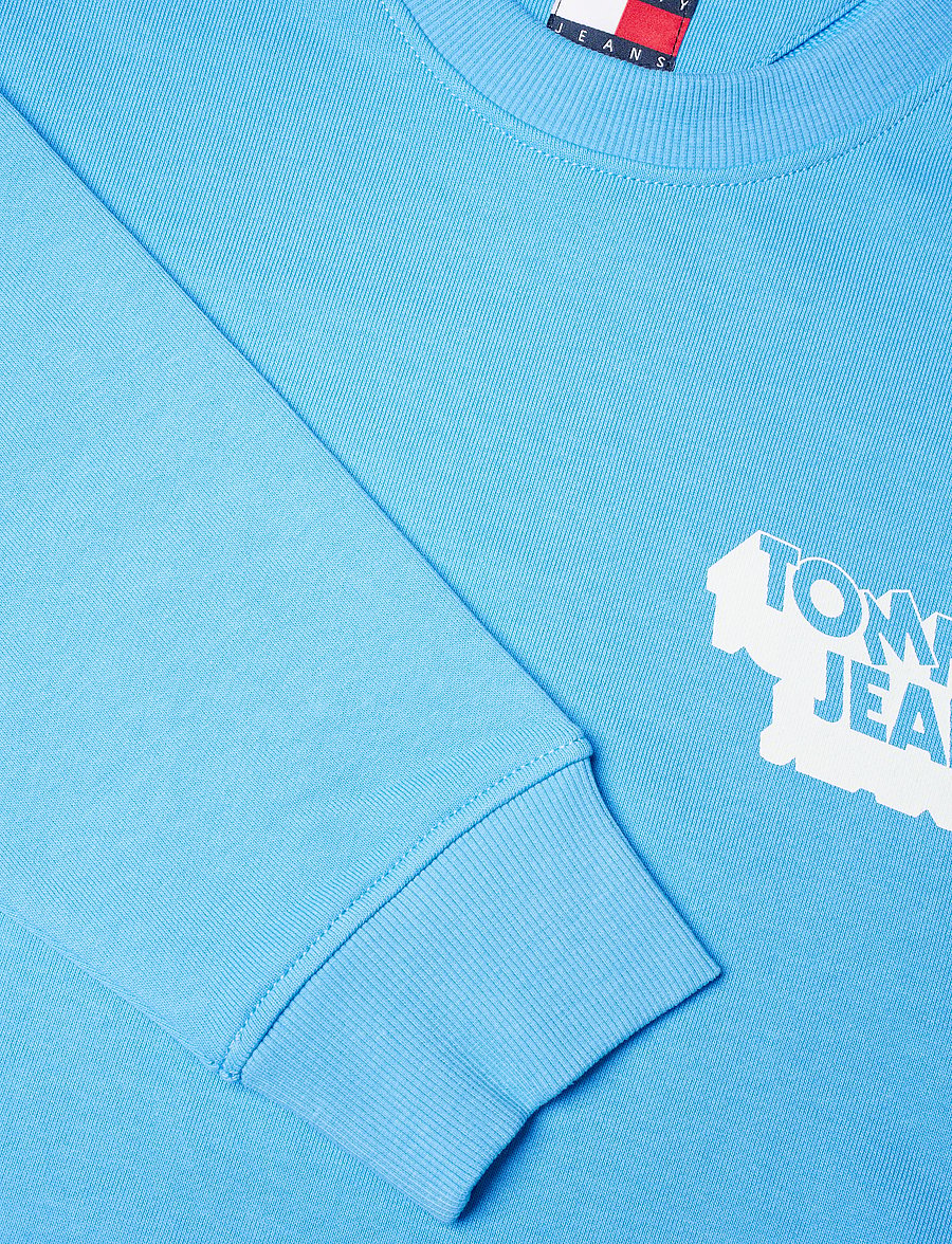 Tommy Jeans - TJM REG STACK CREW EXT - rund hals - copenhagen blue - 5