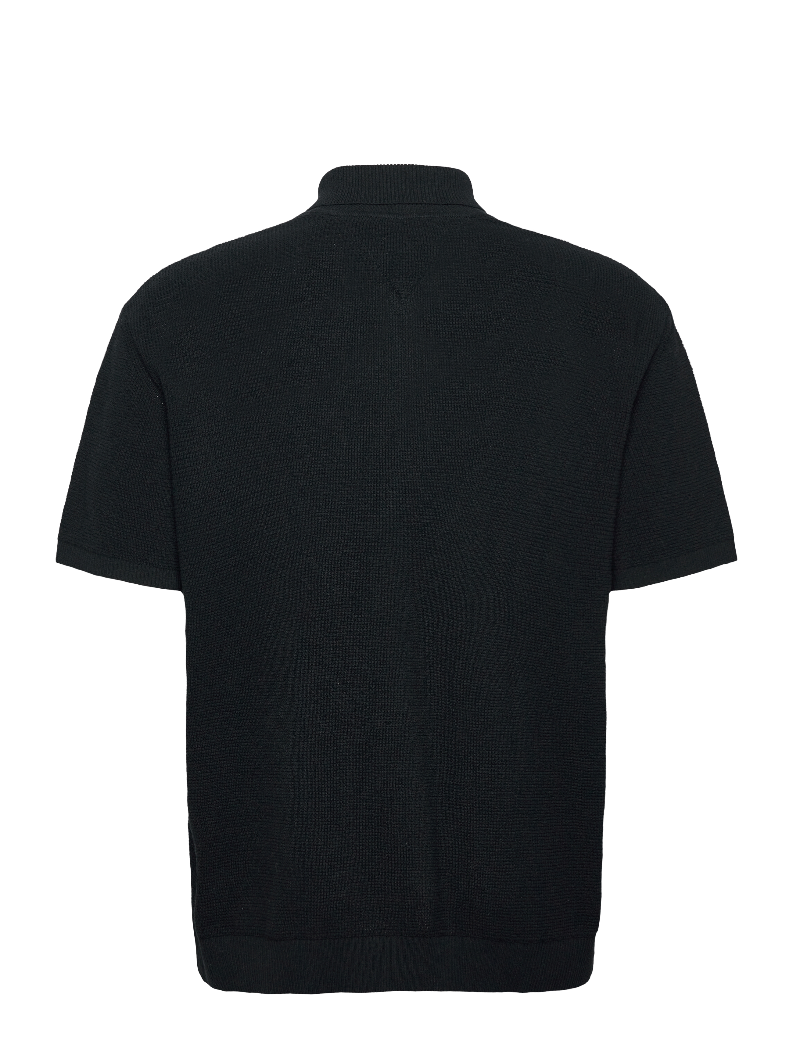 Tommy Jeans - TJM 90S SCRIPT SS SHIRT SWEATER - kortermede skjorter - black - 2