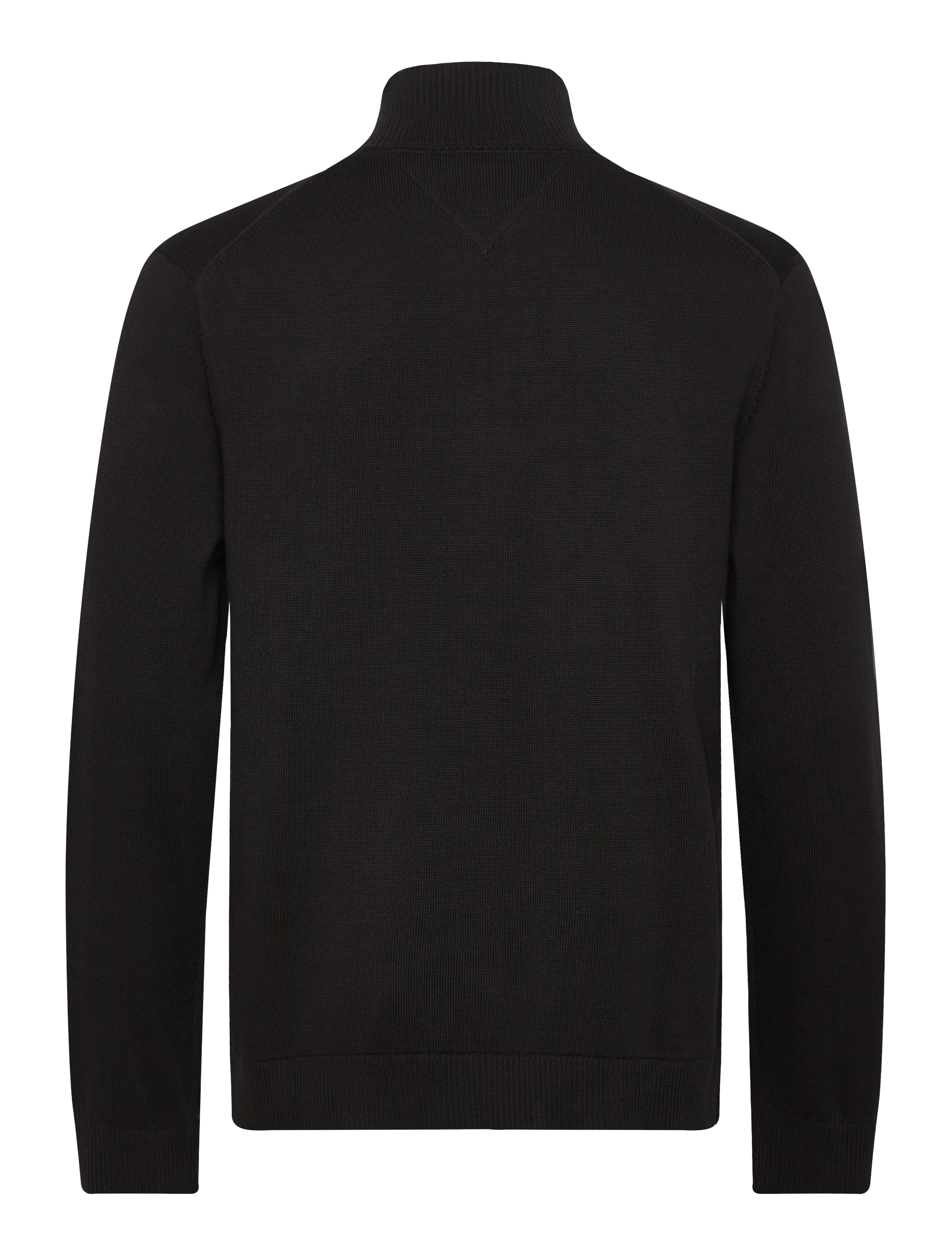 Tommy Jeans - TJM SLM ESS LIGHT ¼ ZIP SWTR EXT - halfzip strik - black - 2