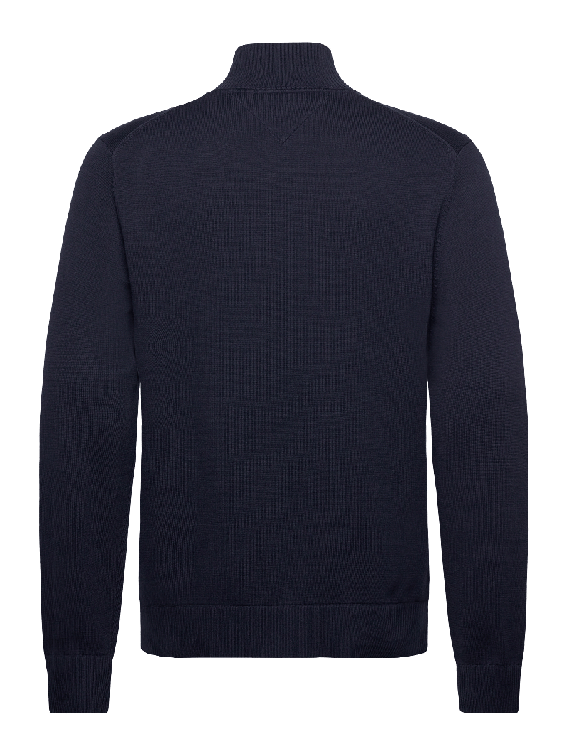 Tommy Jeans - TJM SLM ESS LIGHT ¼ ZIP SWTR EXT - halfzip strik - dark night navy - 2
