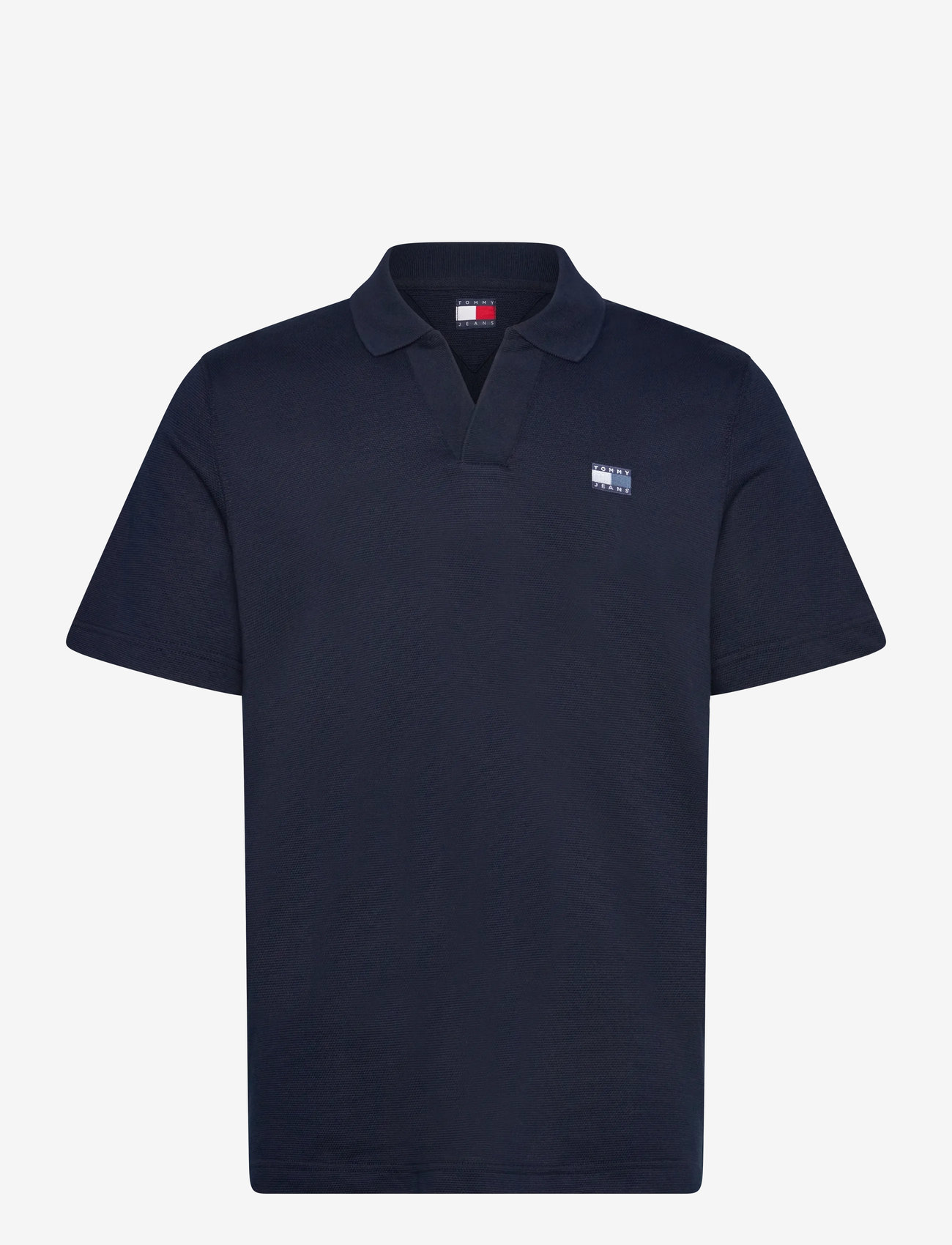 Tommy Jeans - TJM SKIPPER COLLAR REG POLO - short-sleeved polos - dark night navy - 1