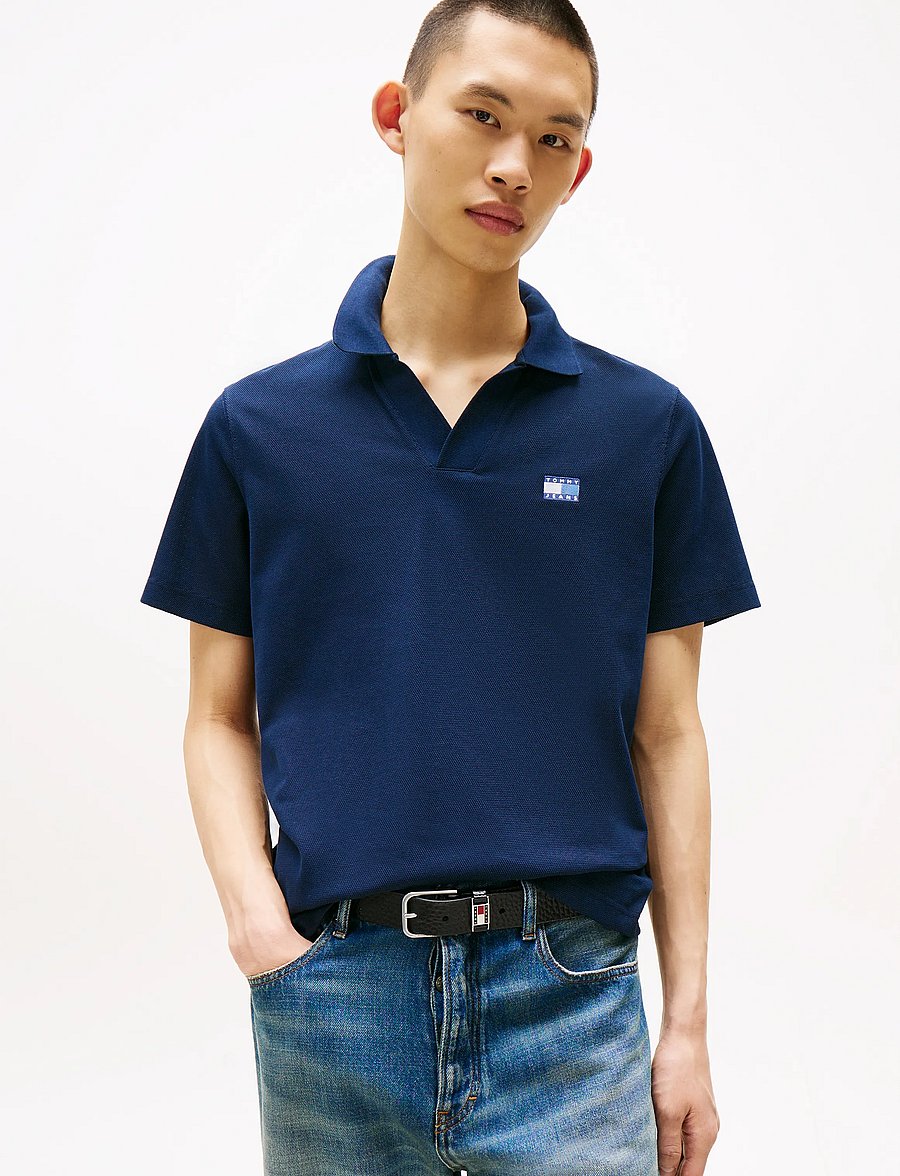 Tommy Jeans - TJM SKIPPER COLLAR REG POLO - dark night navy - 0