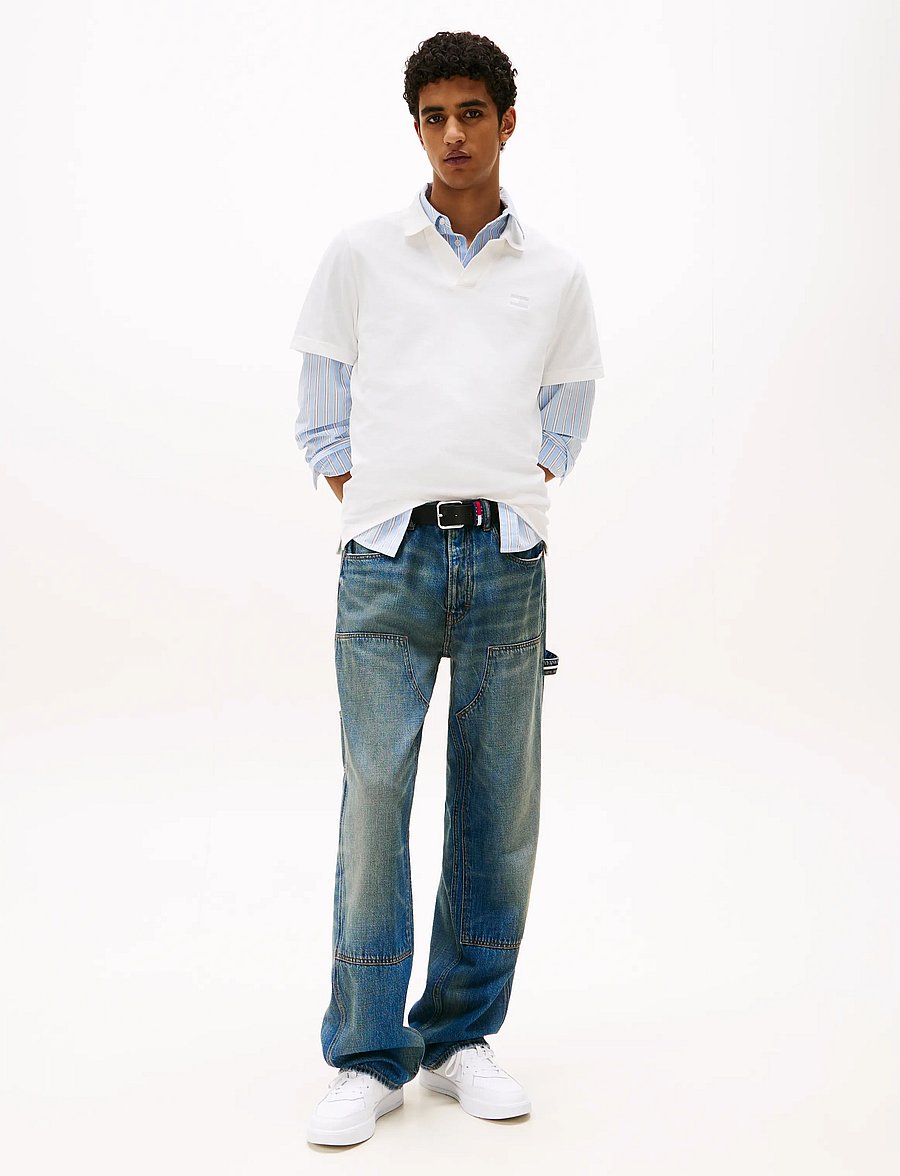Tommy Jeans - TJM SKIPPER COLLAR REG POLO - ecru - 3