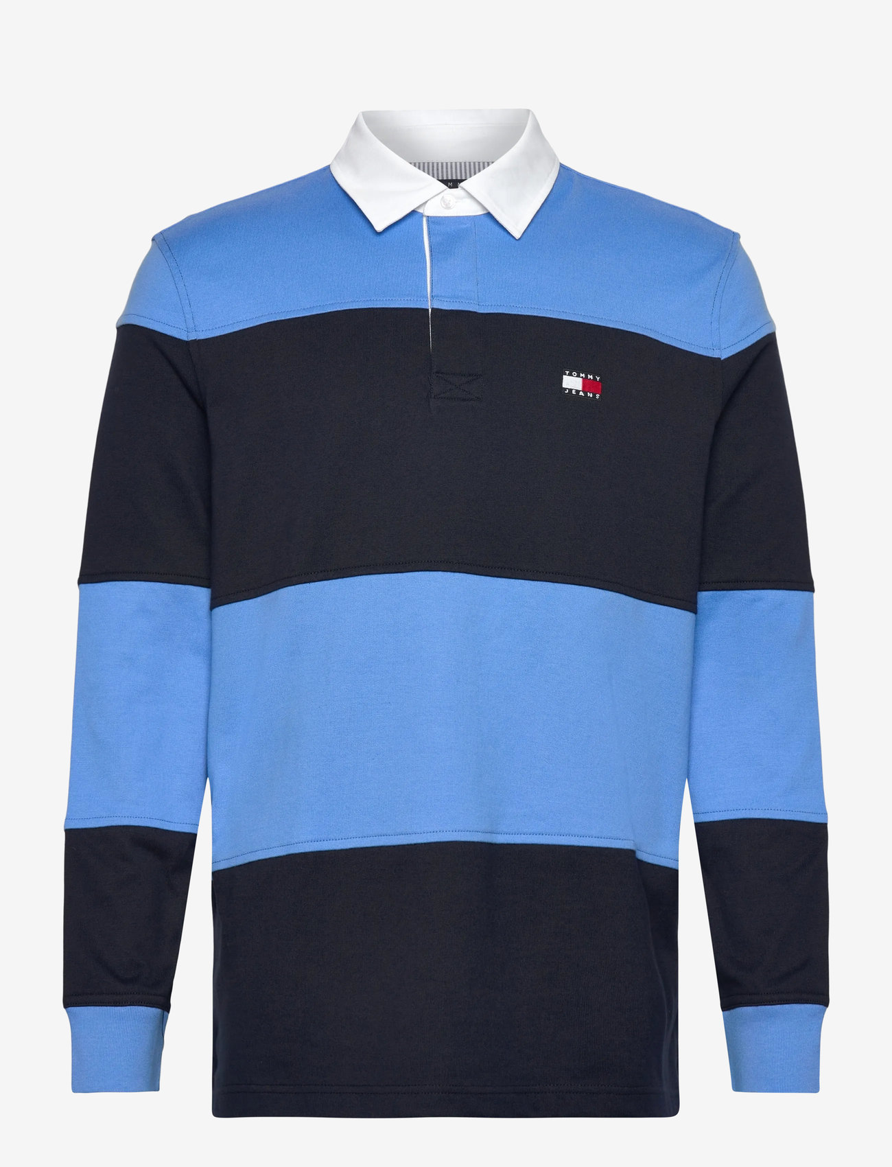 Tommy Jeans - TJM RLX FIT COLORBLOCK RUGBY EXT - copenhagen blue/dark night navy - 1
