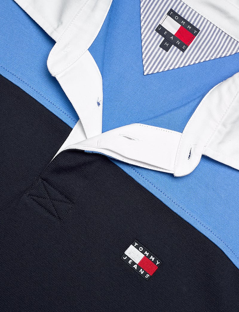 Tommy Jeans - TJM RLX FIT COLORBLOCK RUGBY EXT - copenhagen blue/dark night navy - 5