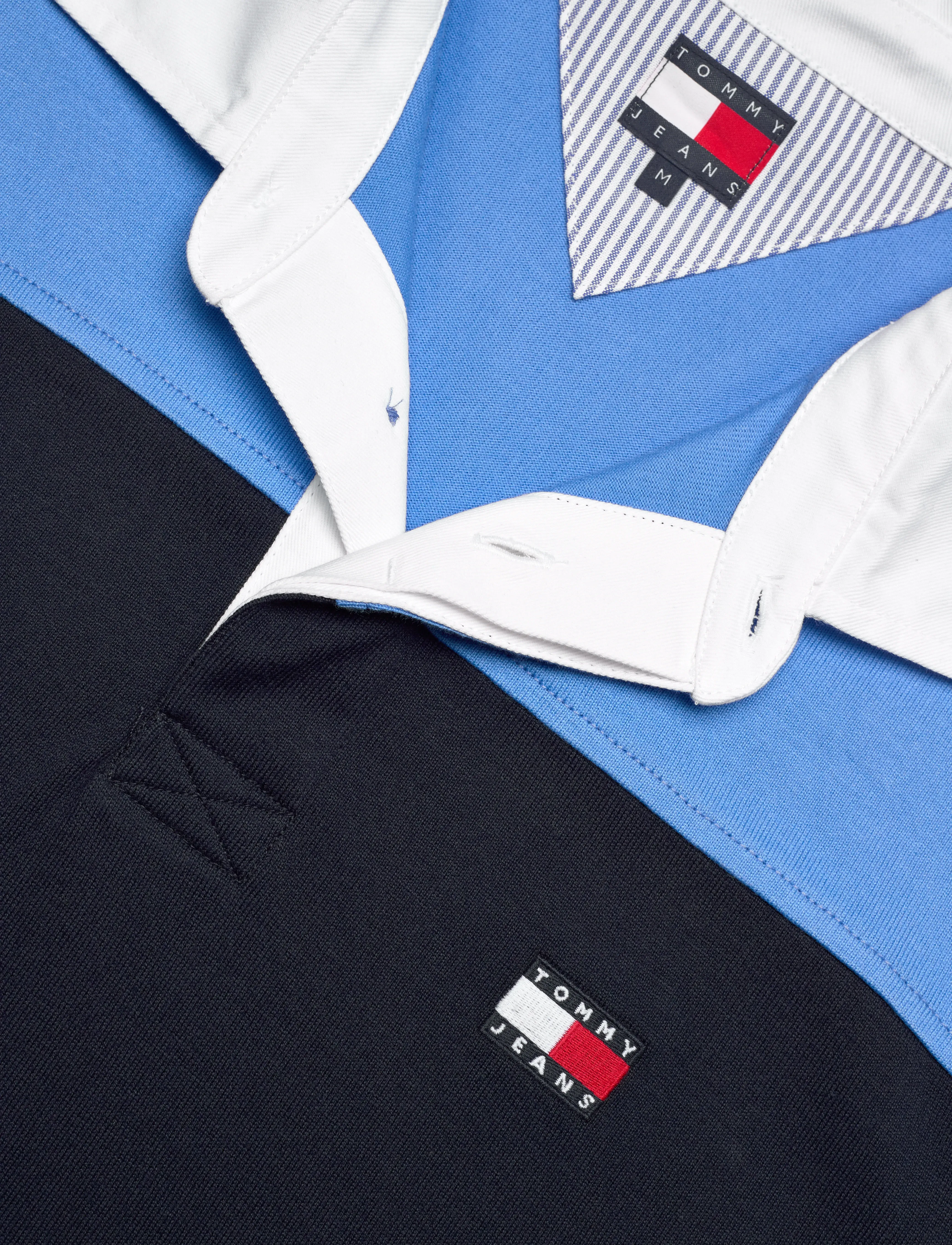 Tommy Jeans - TJM RLX FIT COLORBLOCK RUGBY EXT - copenhagen blue/dark night navy - 5