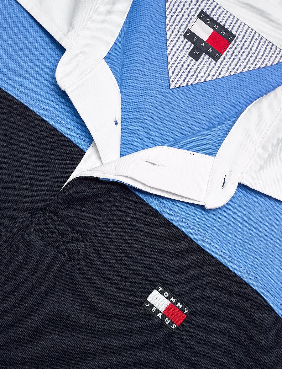 Tommy Jeans - TJM RLX FIT COLORBLOCK RUGBY EXT - copenhagen blue/dark night navy - 5