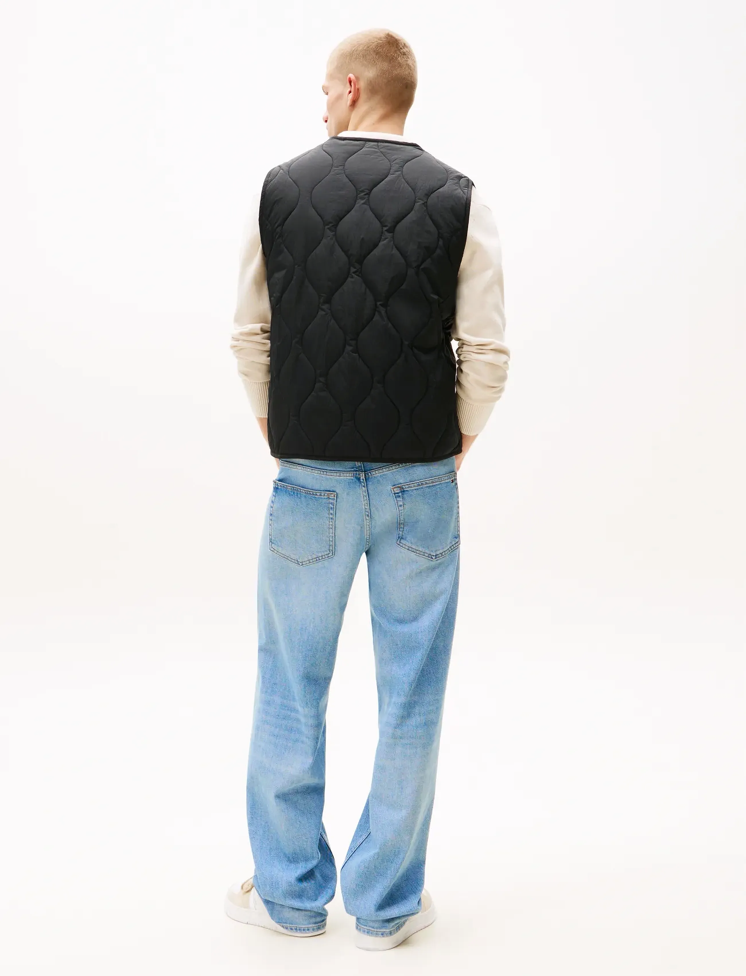 Tommy Jeans - TJM QUILTED VEST EXT - black - 4