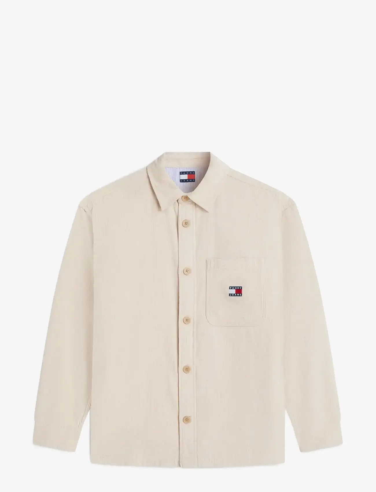 Tommy Jeans - TJM BRICK CORD OVERSHIRT EXT - chemises en velours côtelé - classic beige - 1