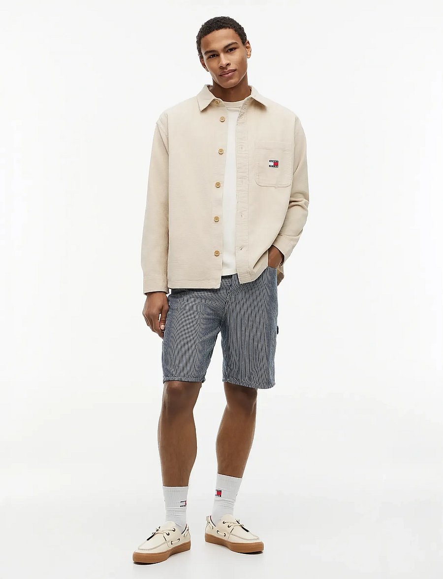 Tommy Jeans - TJM BRICK CORD OVERSHIRT EXT - Überhemden - classic beige - 4
