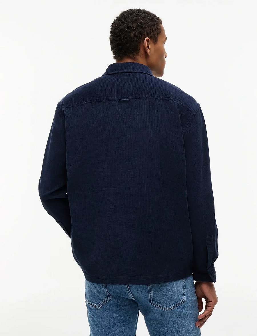 Tommy Jeans - TJM BRICK CORD OVERSHIRT EXT - corduroy shirts - dark night navy - 2
