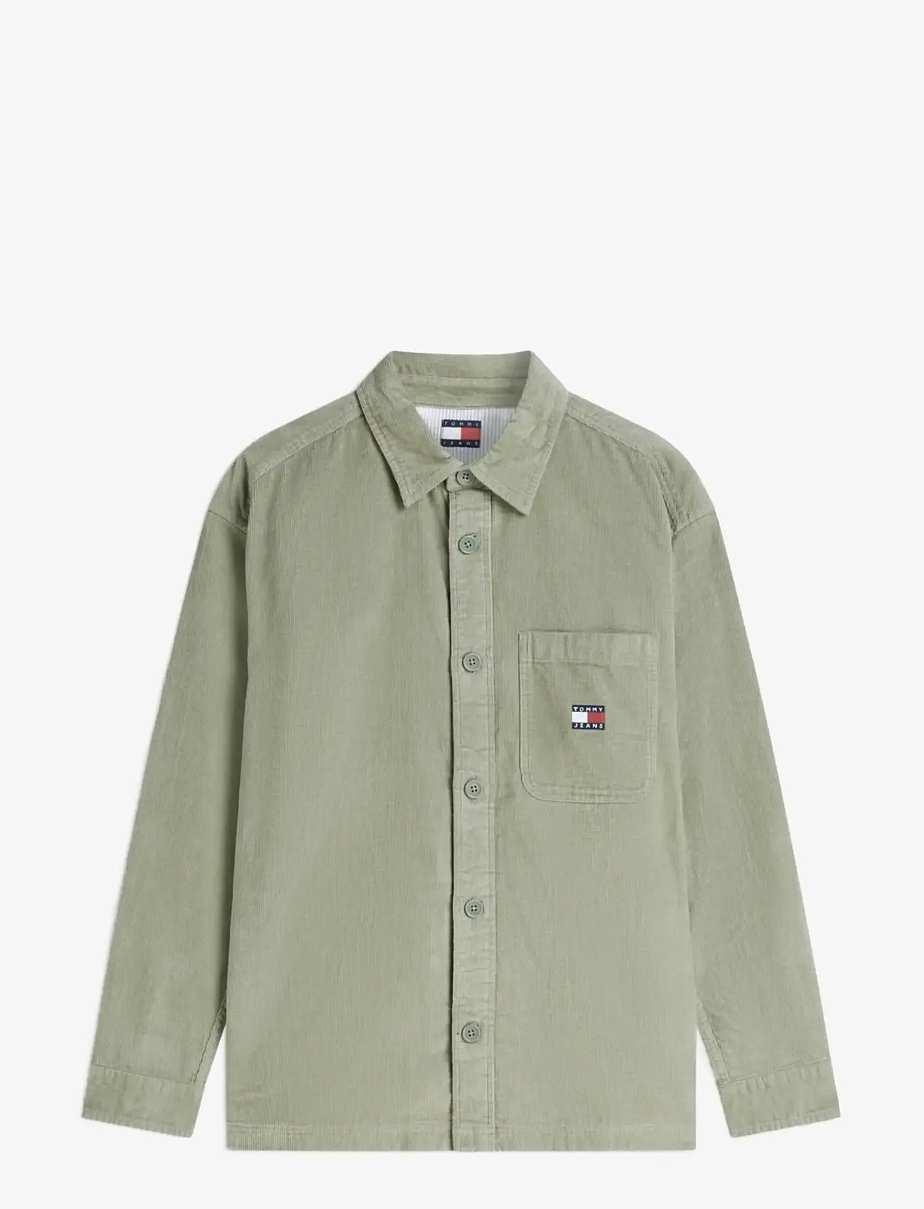 Tommy Jeans - TJM BRICK CORD OVERSHIRT EXT - fløjlsskjorter - spring olive - 1