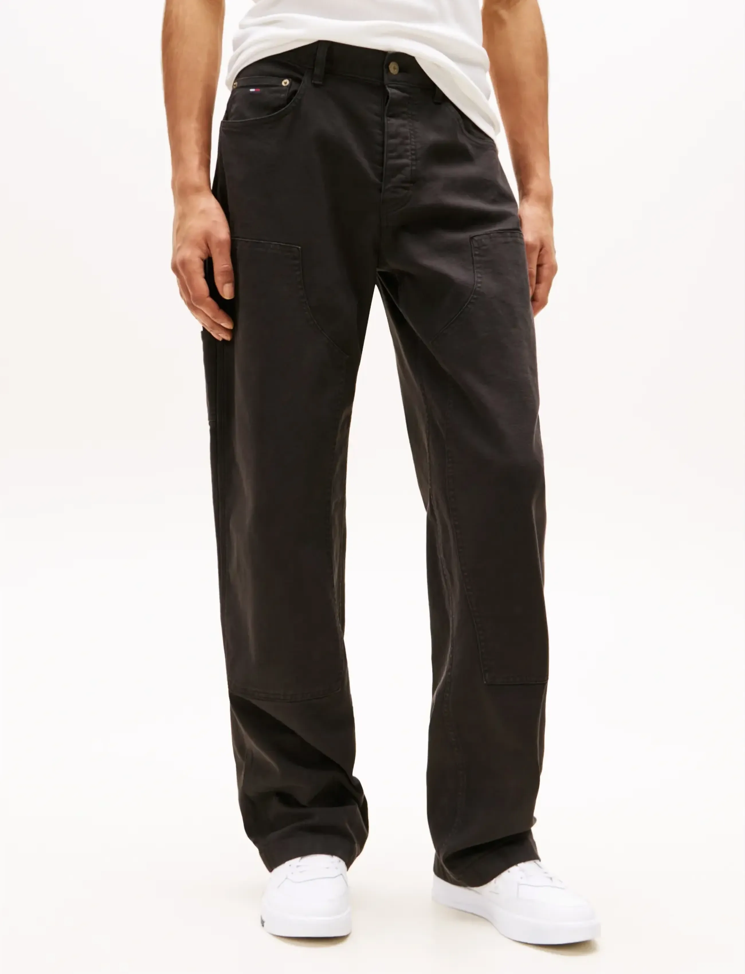 Tommy Jeans TJM JAIMIE CARPENTER DOUBLE KNEE - Jeans - BLACK / black