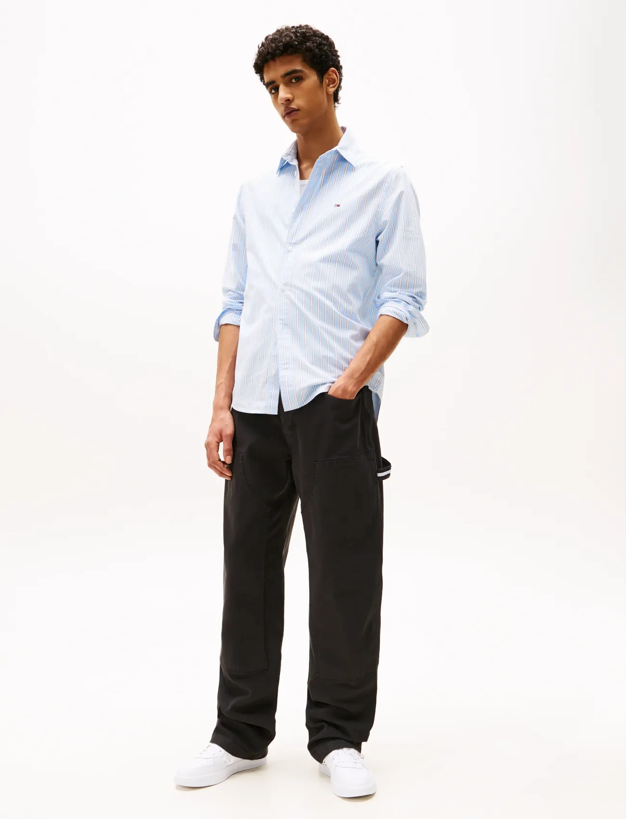 Tommy Jeans - TJM JAIMIE CARPENTER DOUBLE KNEE - regular jeans - black - 4