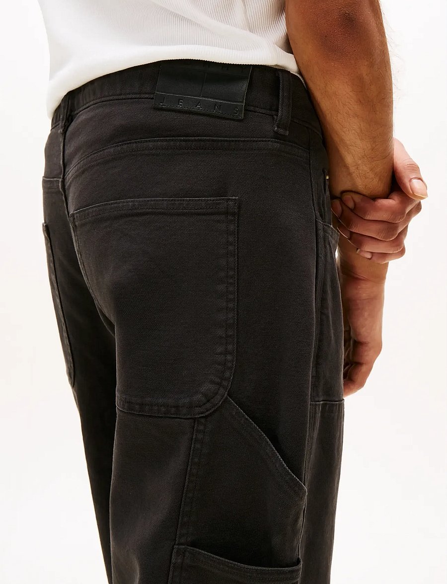 Tommy Jeans - TJM JAIMIE CARPENTER DOUBLE KNEE - normale jeans - black - 5